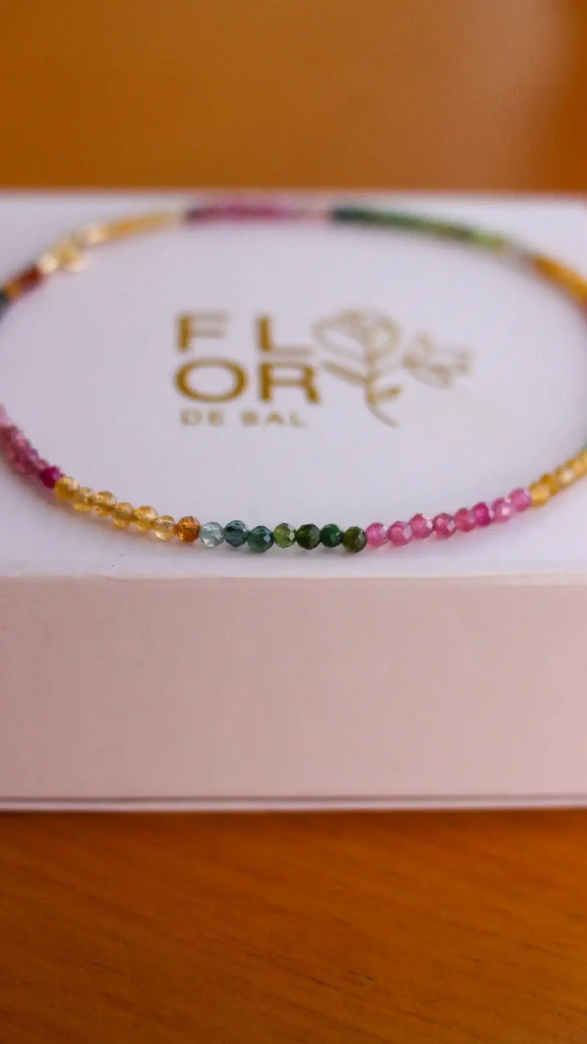 Tornozeleira Turmalina | Linha Ouro 18k
