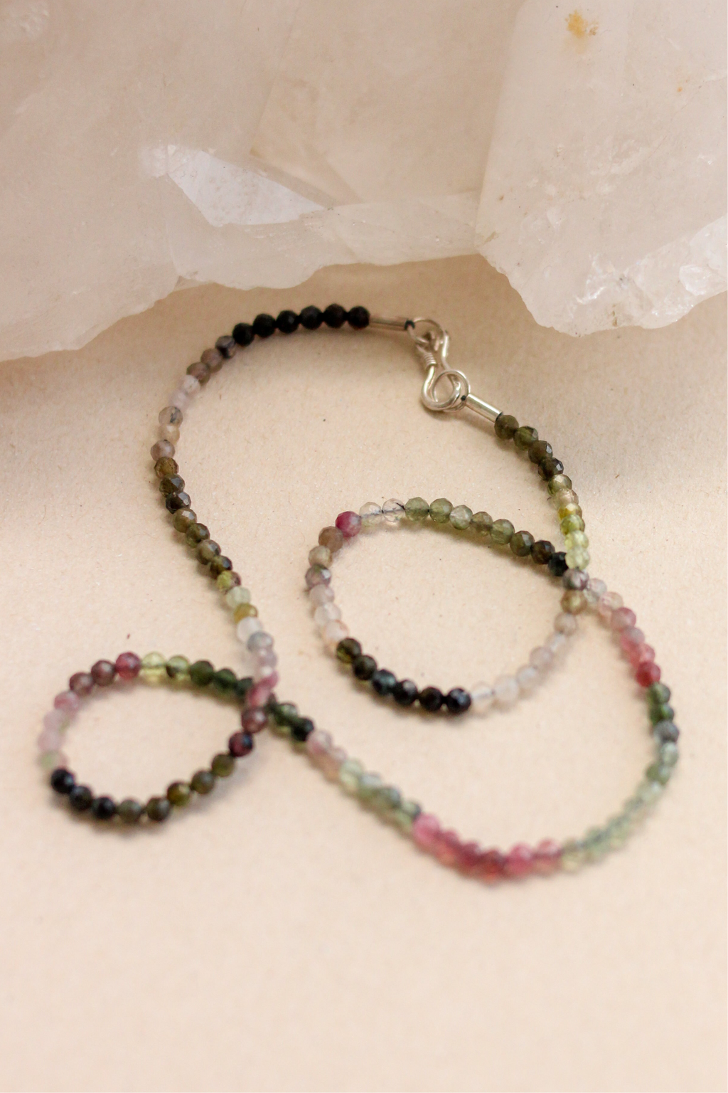 Colar Cleo | Turmalinas | Linha Prata