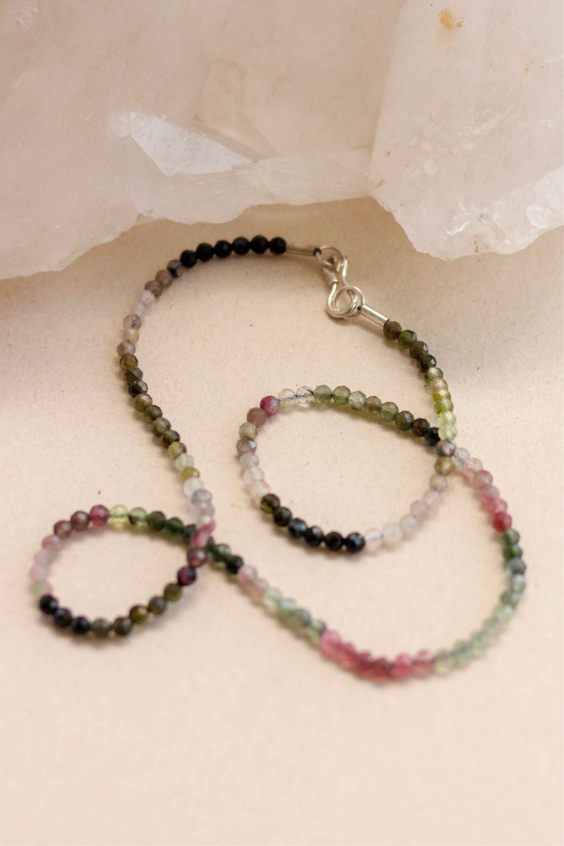 Colar Cleo | Turmalinas | Linha Prata