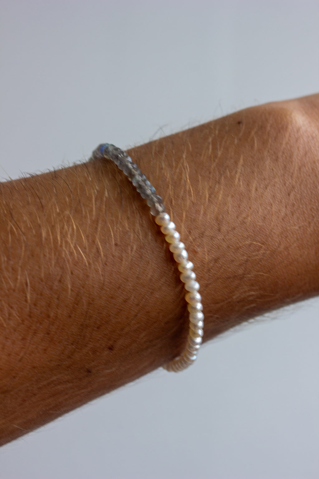 Pulseira Alba | Labradoritas & Pérolas