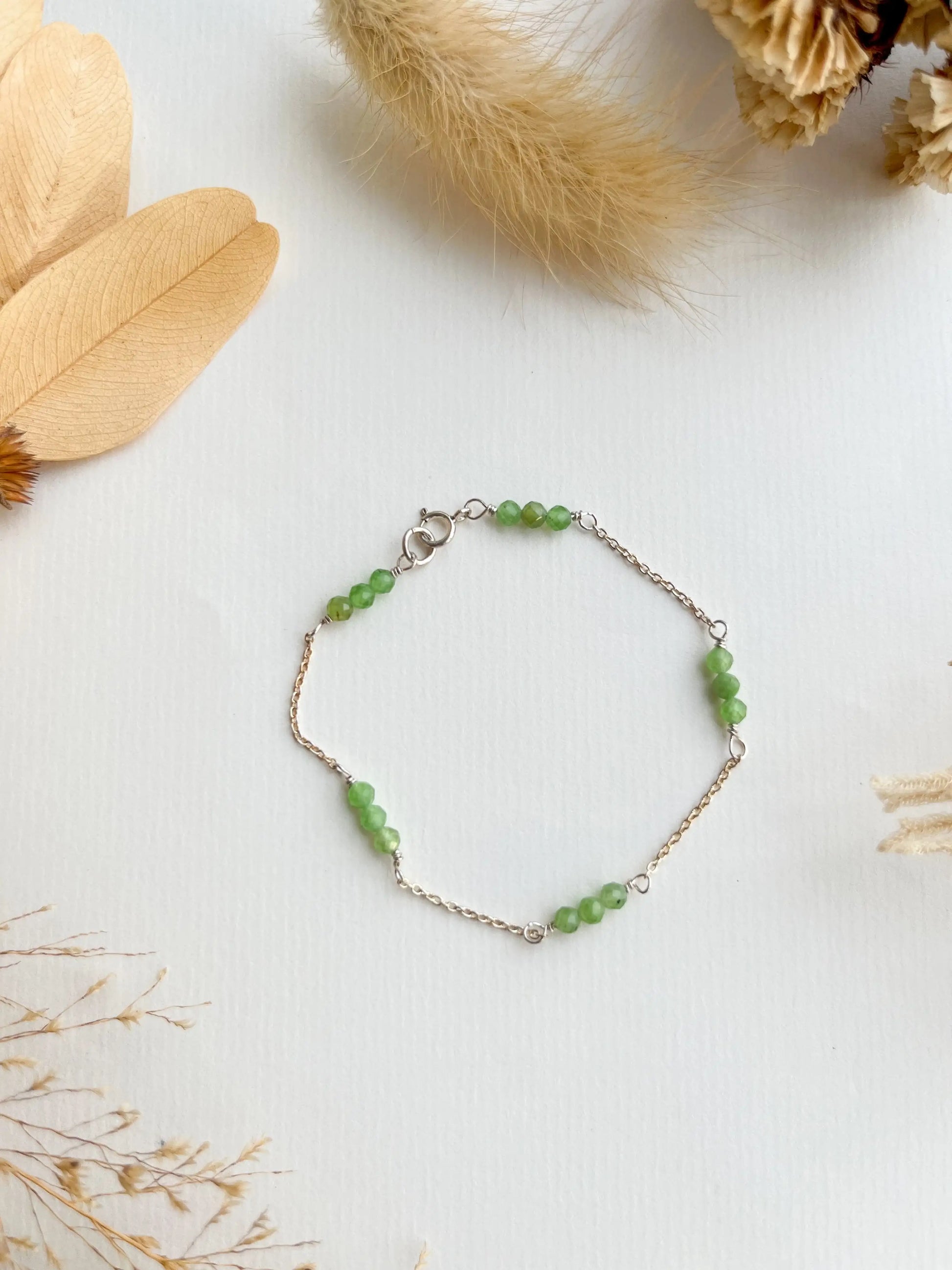 Pulseira Jade Russa | Prata