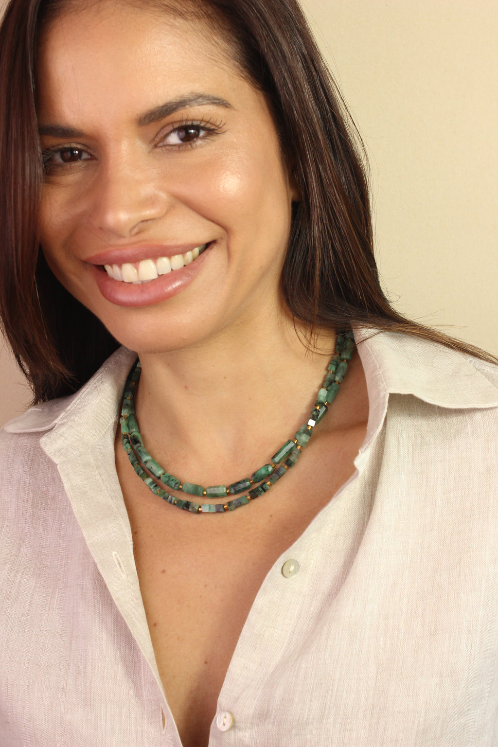 Colar Esmeralda | ouro 18k