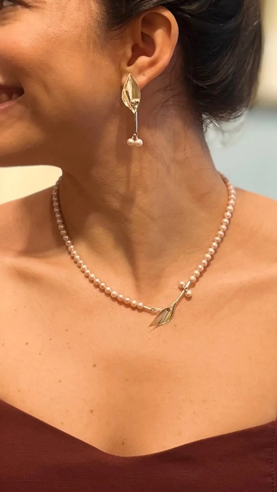 Brinco Calla Lily | Linha Prata