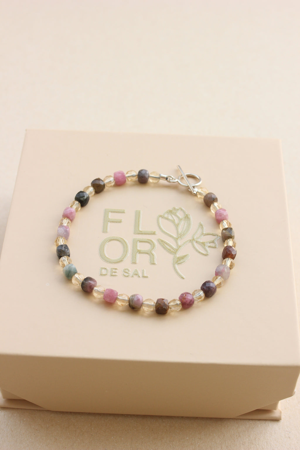 Pulseira Turmalina & Citrinos | Prata 950