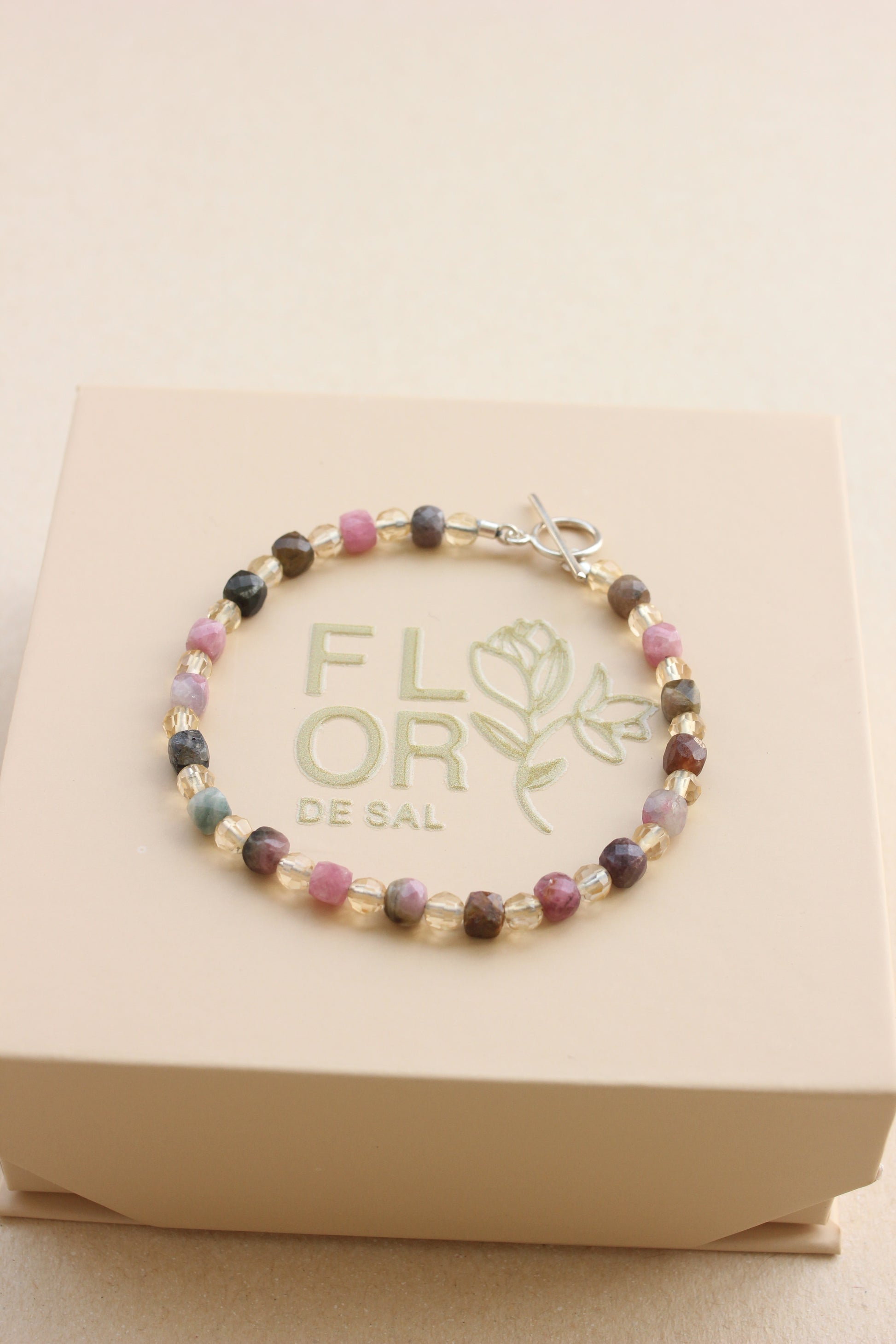 Pulseira Turmalina & Citrinos | Prata 950