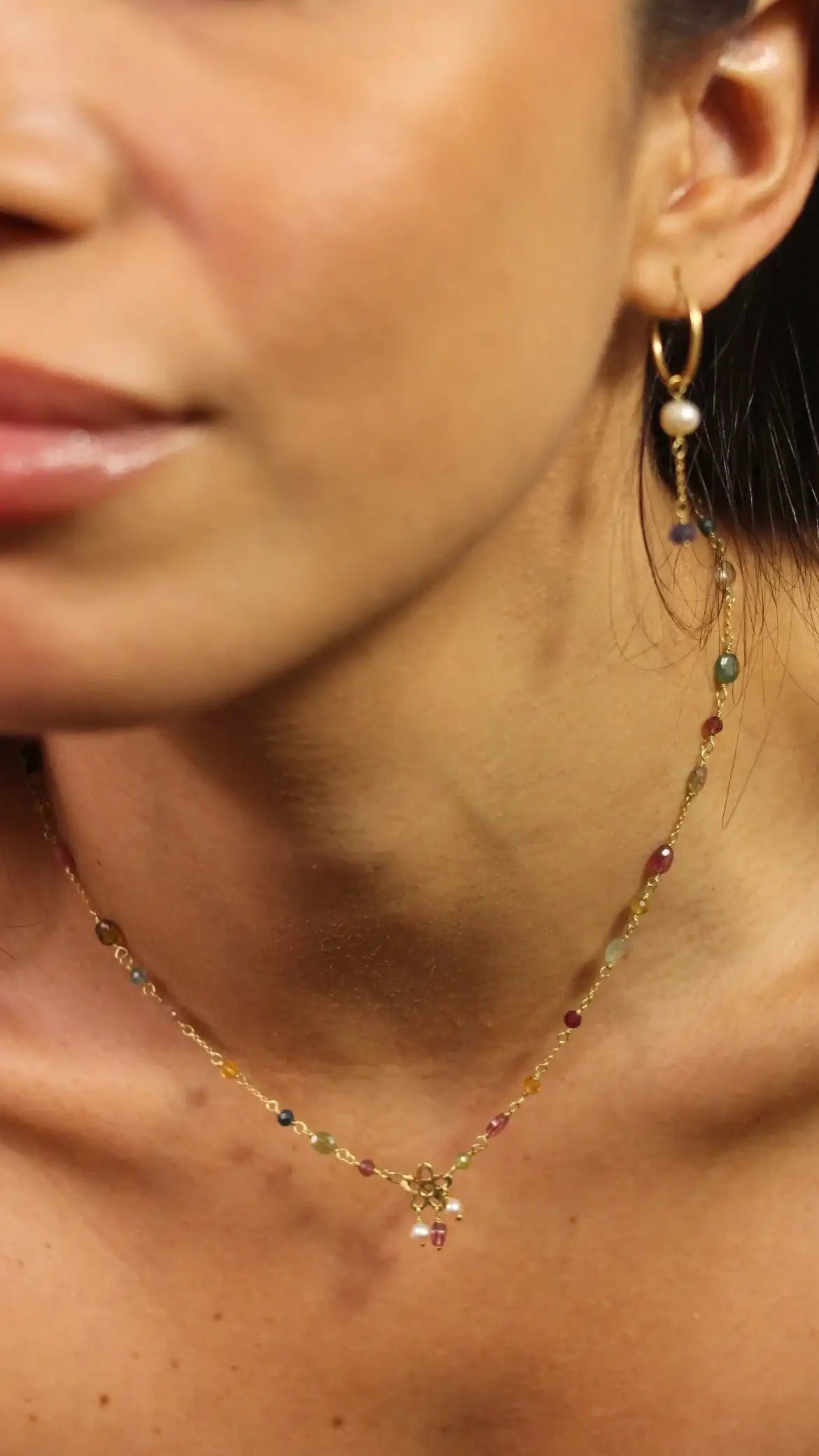 Colar Duda | Turmalinas Ouro 18k