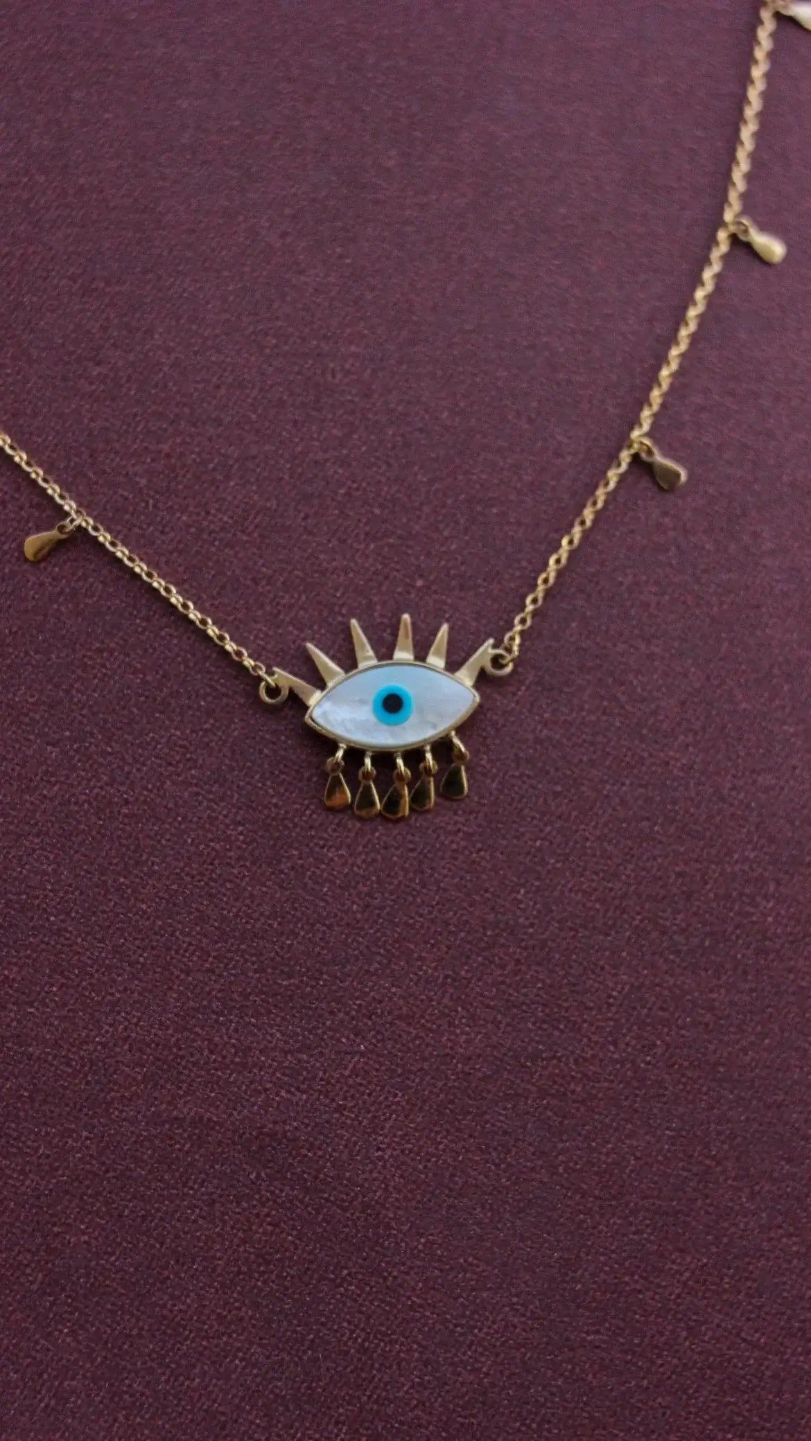 Colar Olho Grego | Ouro 18k