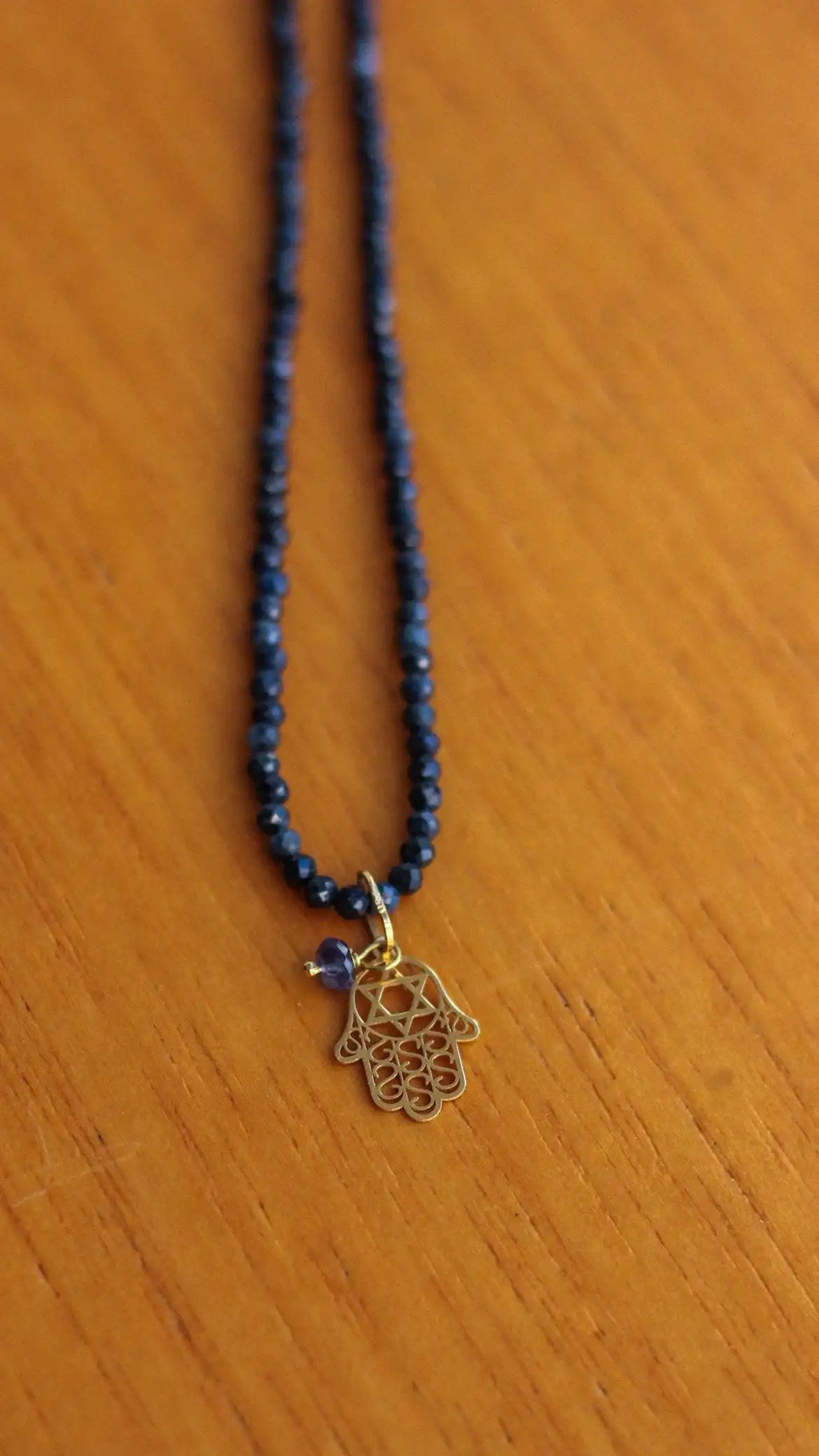 Colar de Safira em Ouro 18k