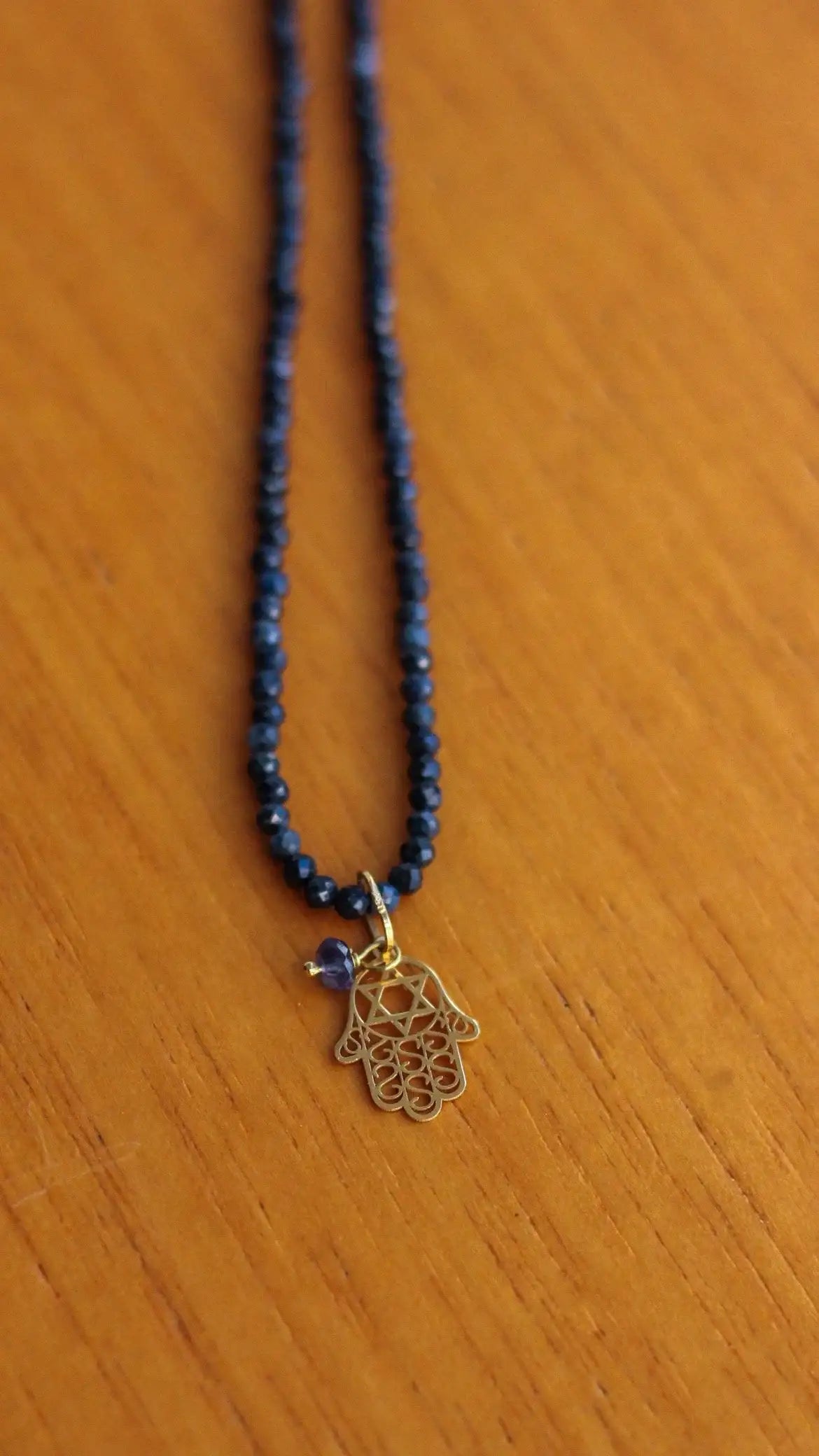 Colar de Safira em Ouro 18k