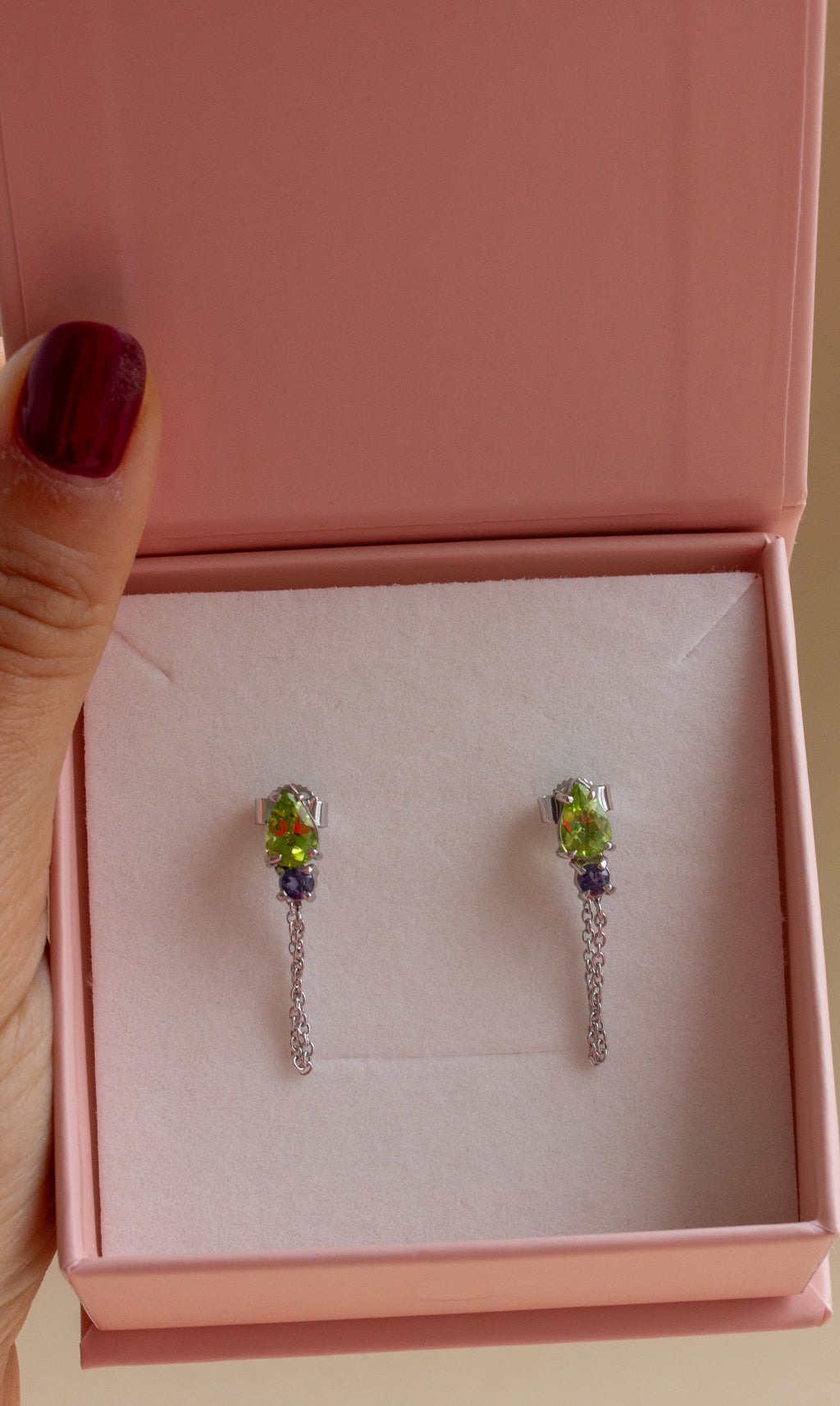 Brinco Lídia | Peridoto & Iolitas