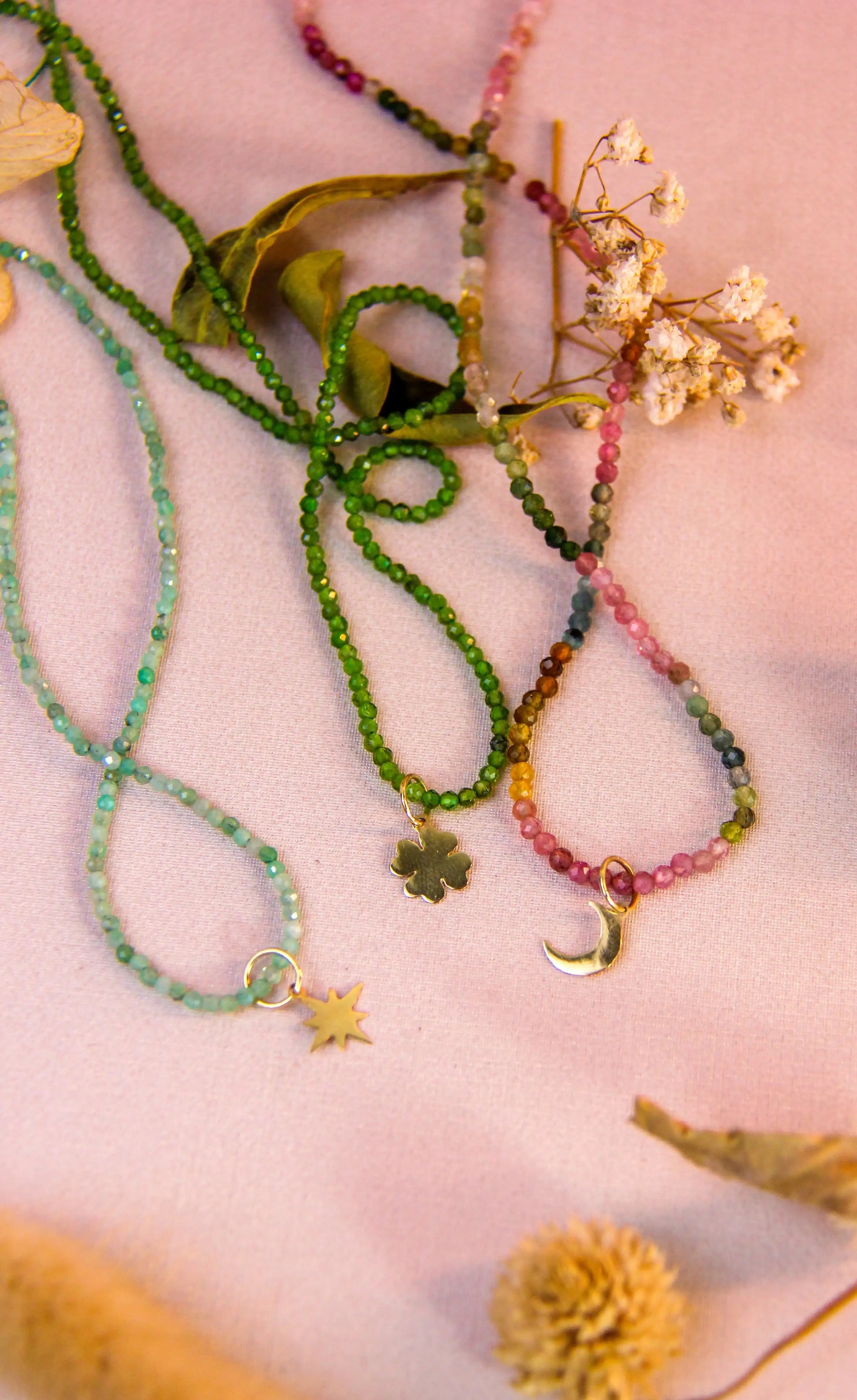 Colar Sorte Na vida | ouro 18k