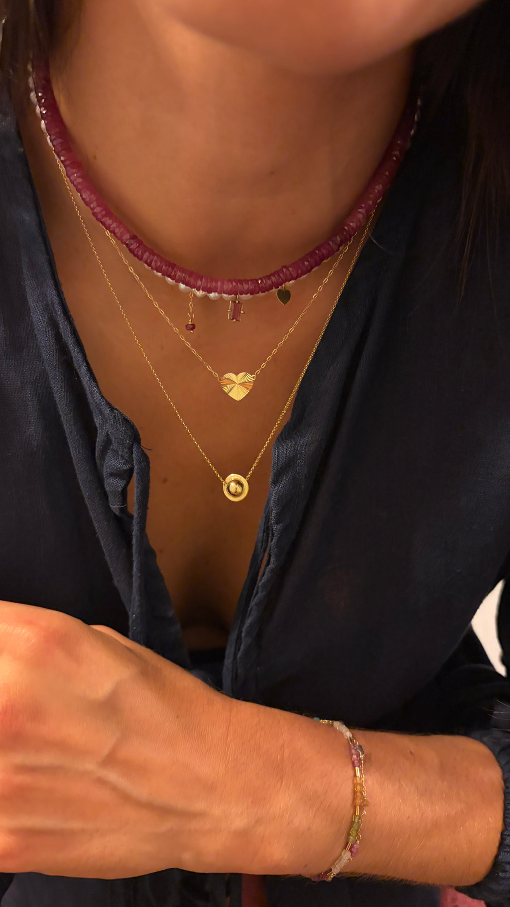 Colar Coração Allure | Ouro 18k