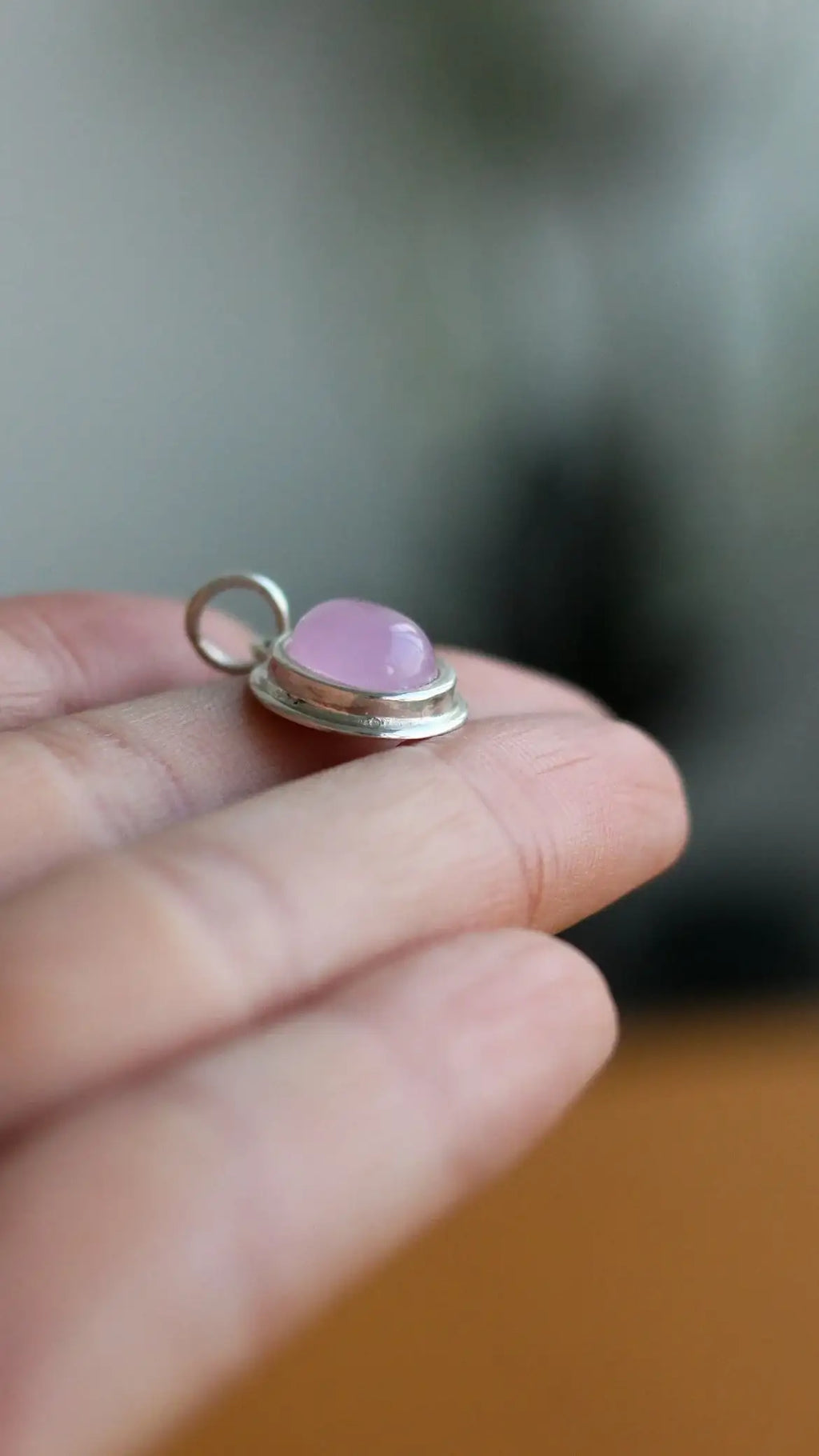 Pingente Quartzo Rosa | Linha Prata