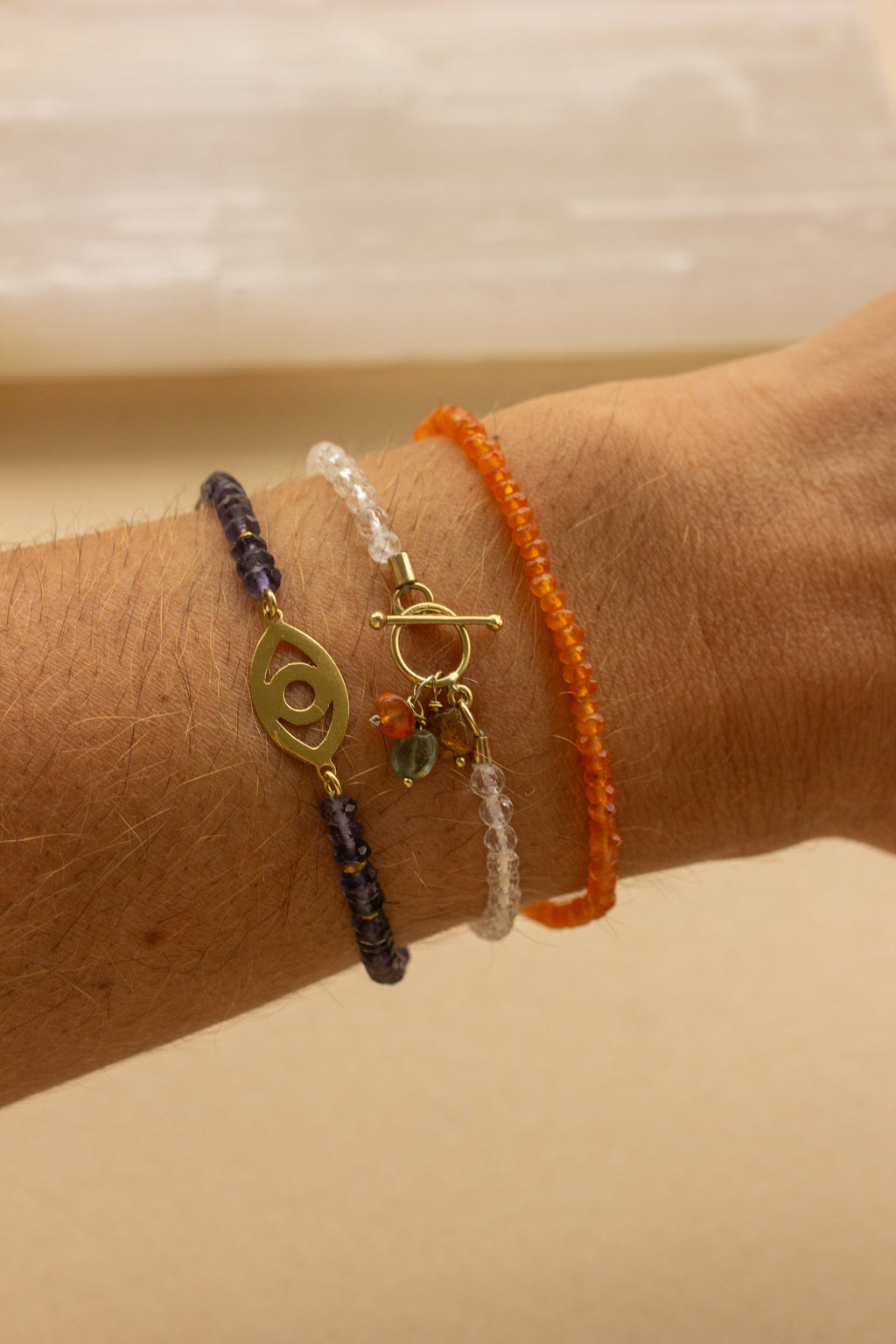 Pulseira Quartzo | Ouro 18k