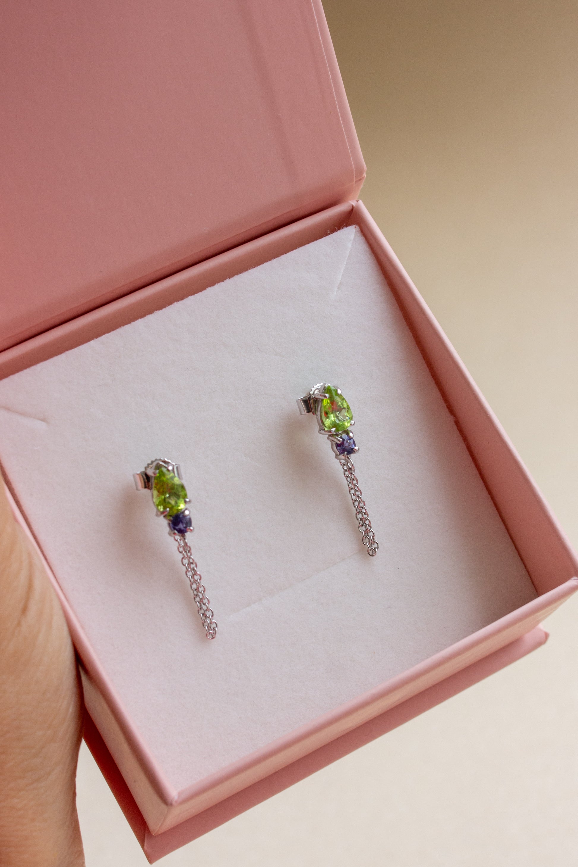 Brinco Lídia | Peridoto & Iolitas