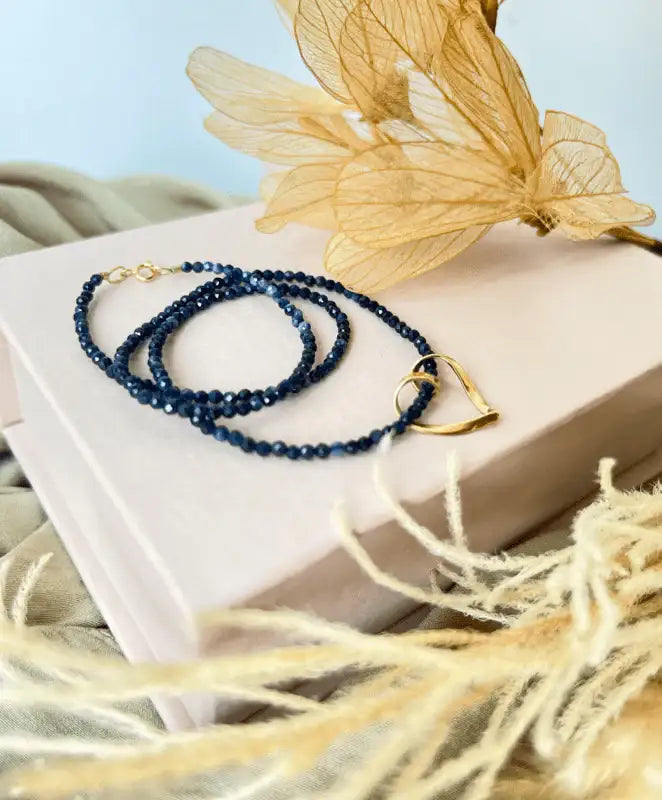Colar de Safira em Ouro 18k