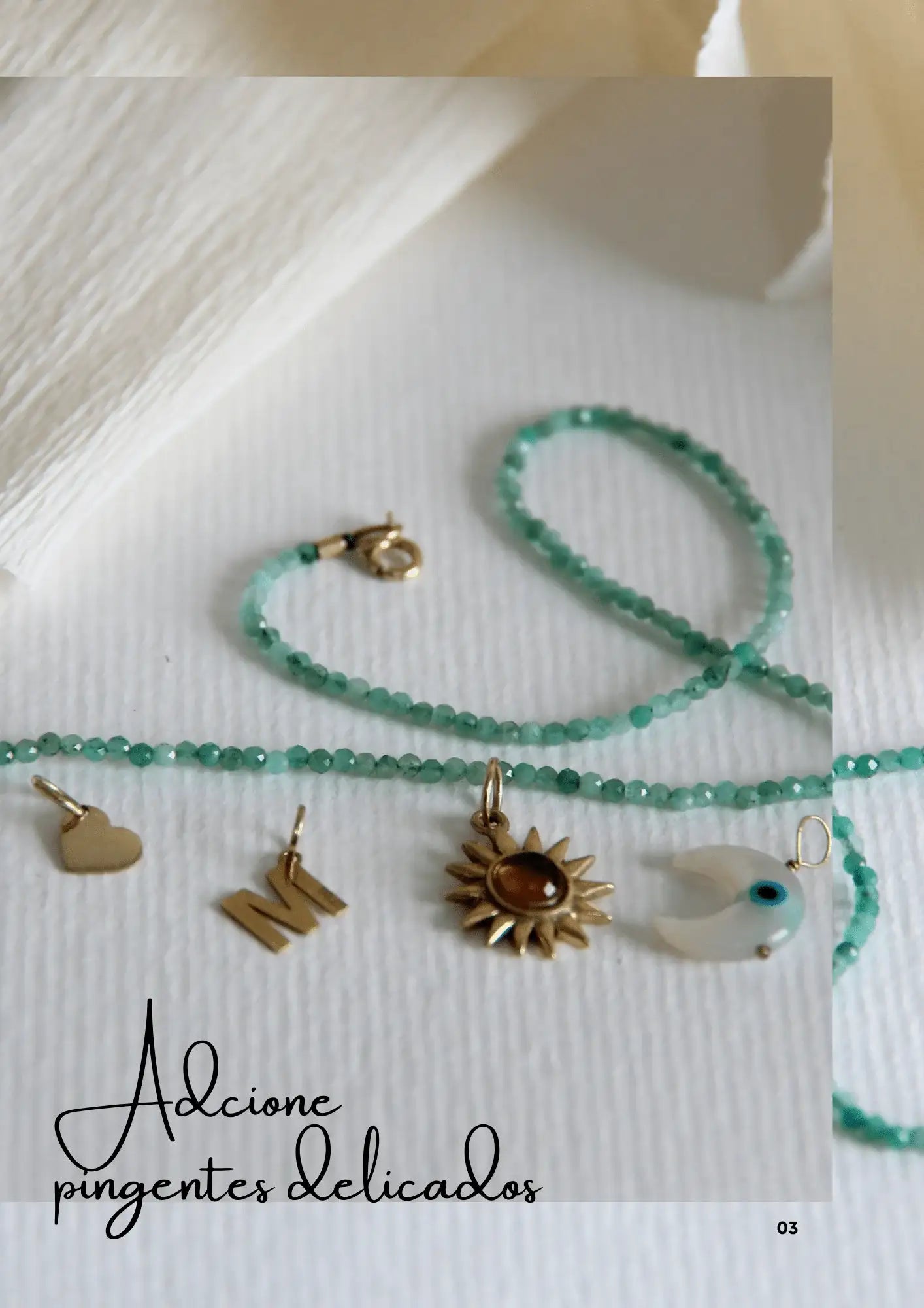 Pingente Letra Ouro 18k