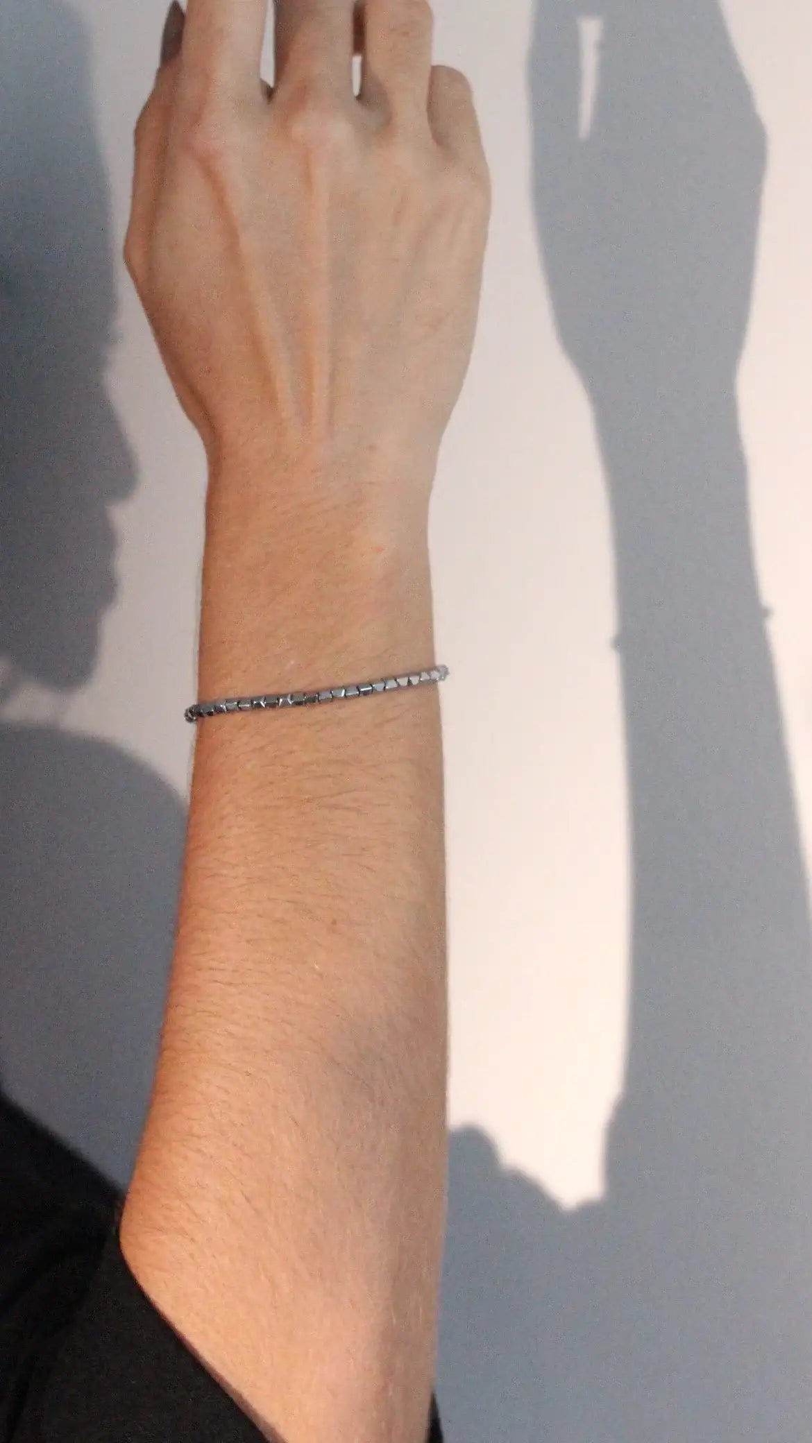 Pulseira Escudo de Proteção em Hematitas