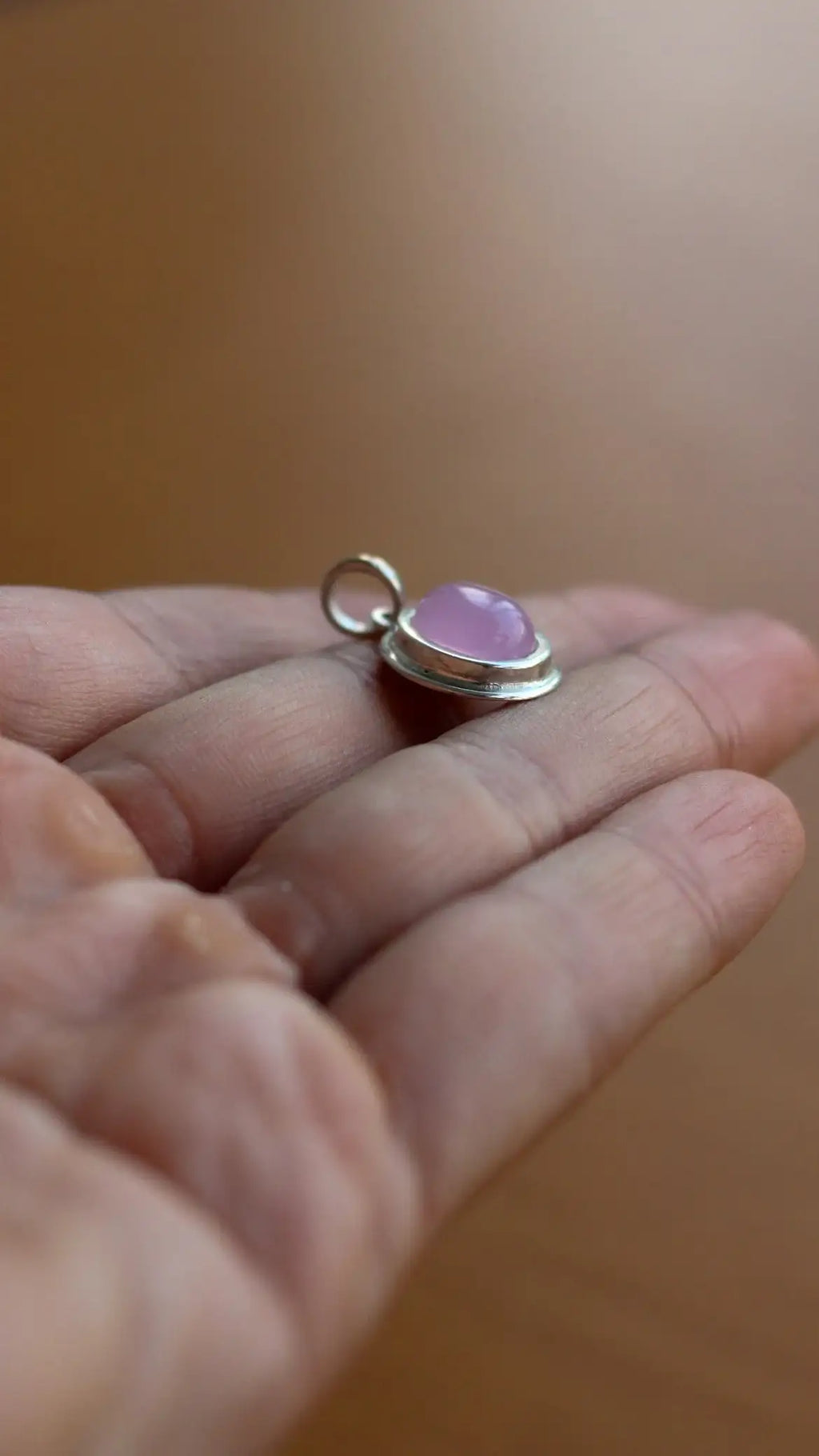 Pingente Quartzo Rosa | Linha Prata