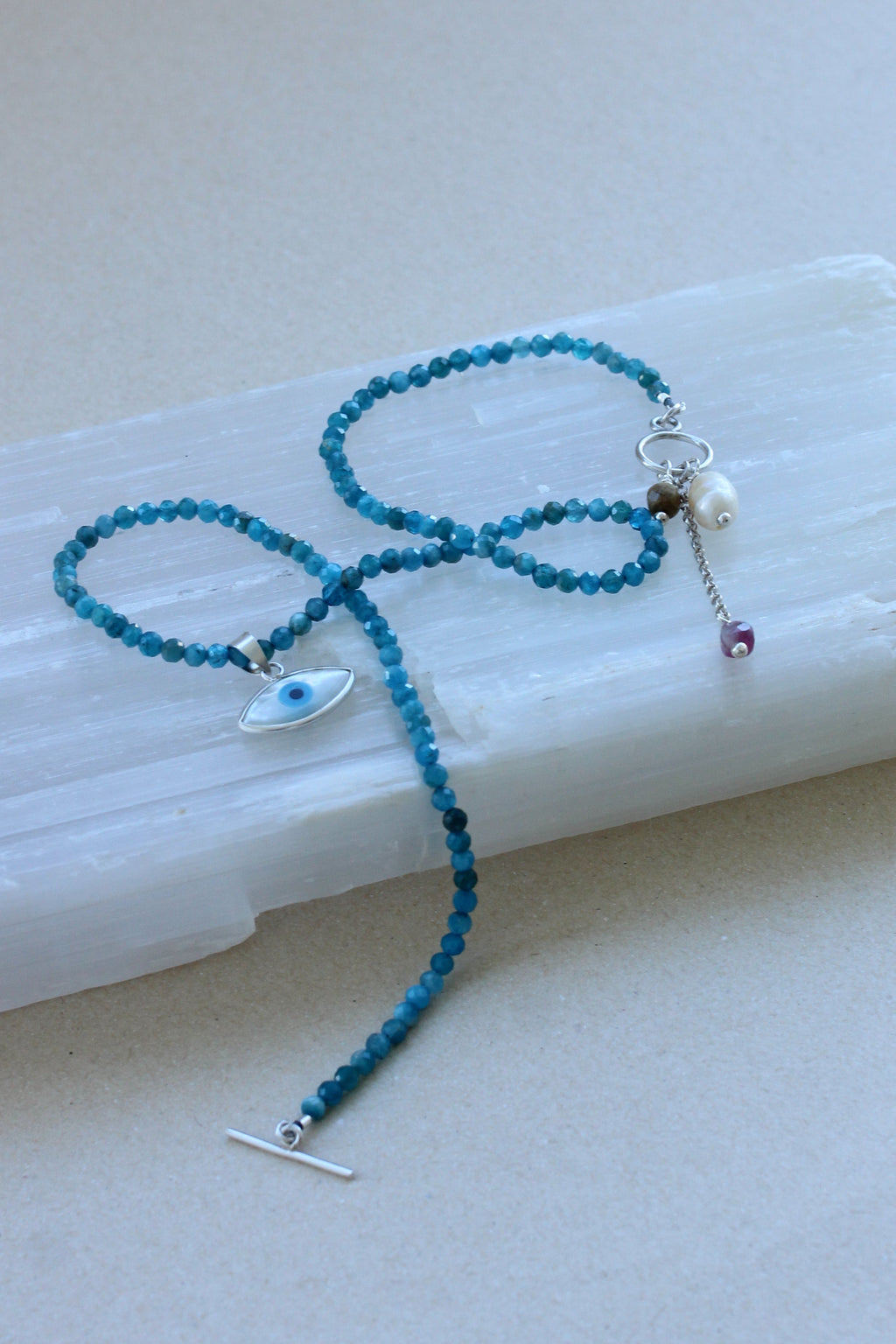 Choker Olho grego | Prata 950