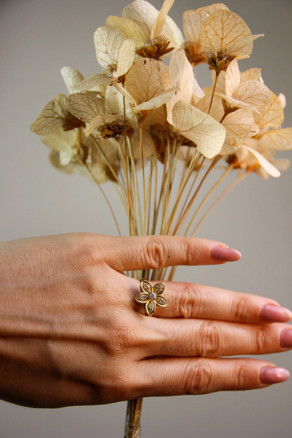 Anel Orquídea | Ouro 18k