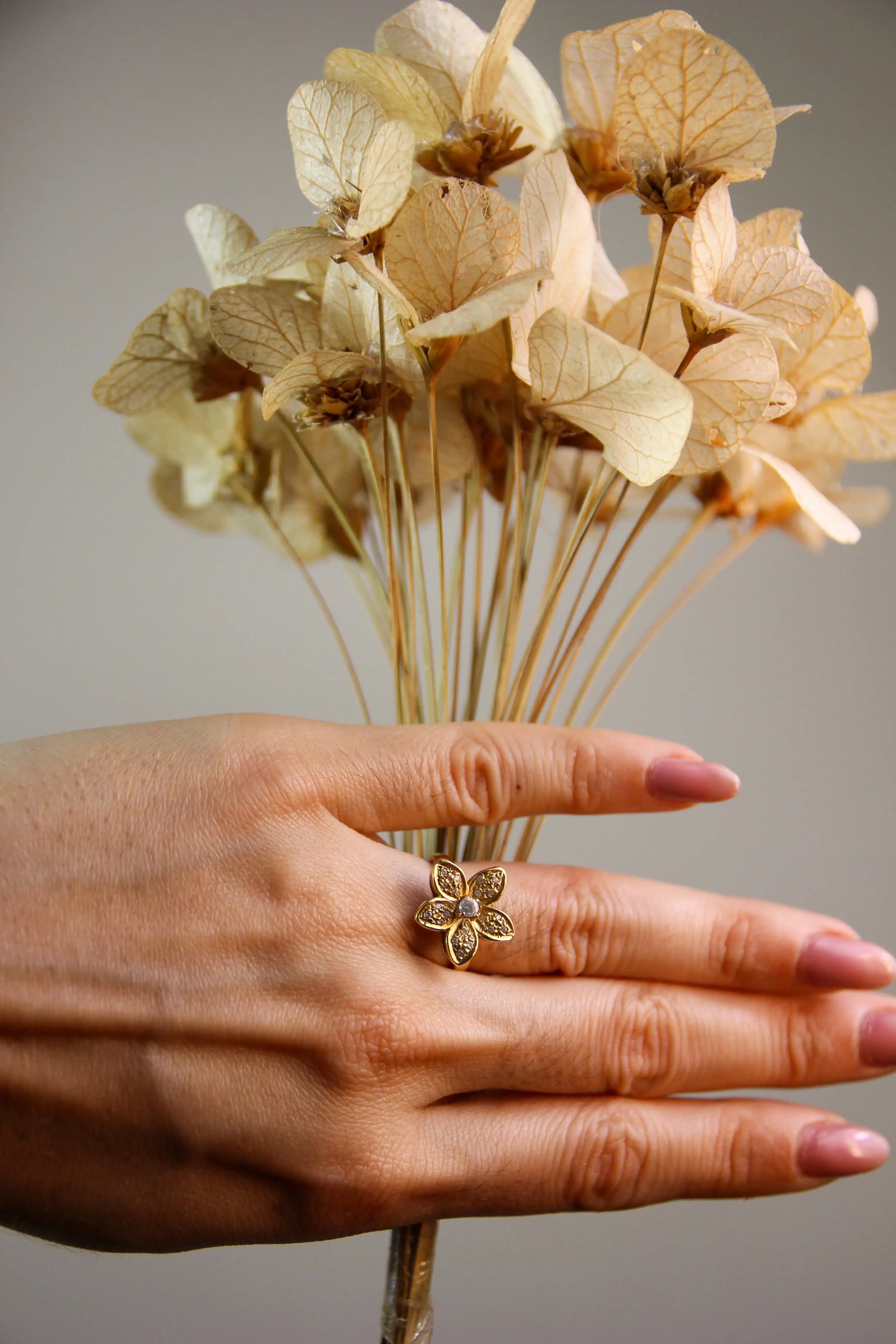 Anel Orquídea | Ouro 18k