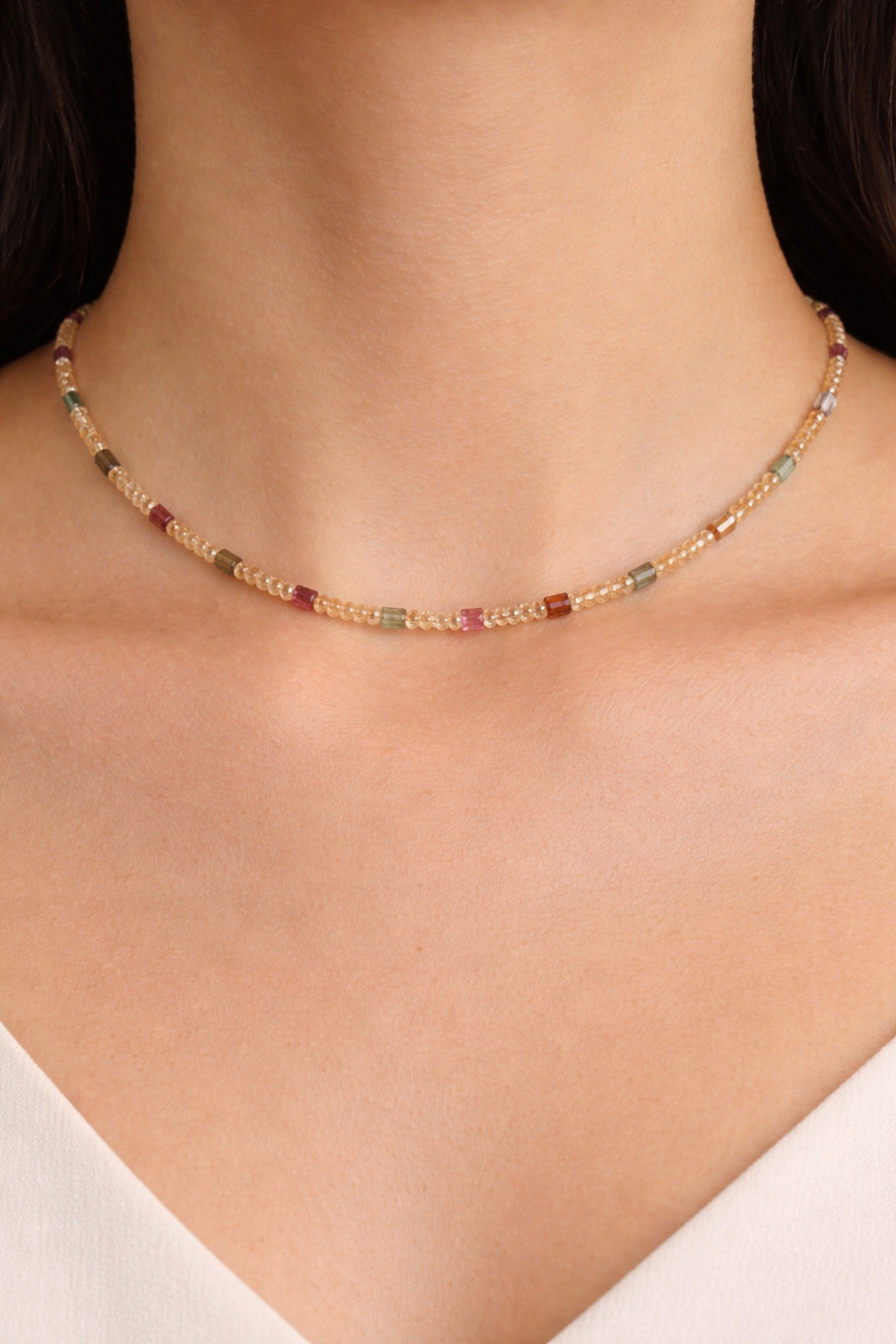 Colar Alegria | Citrinos & Turmalinas