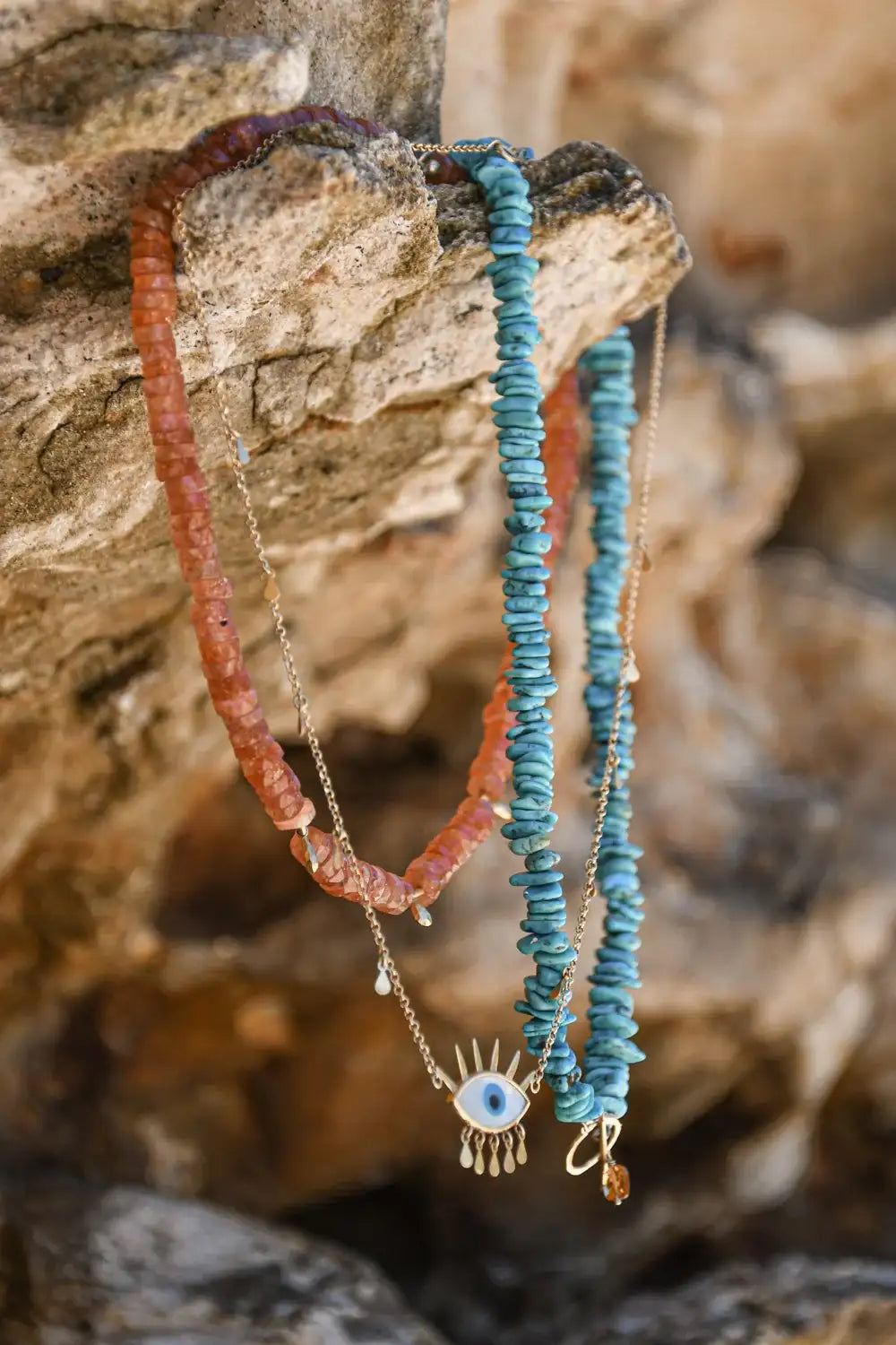 Colar Olho Grego | Ouro 18k