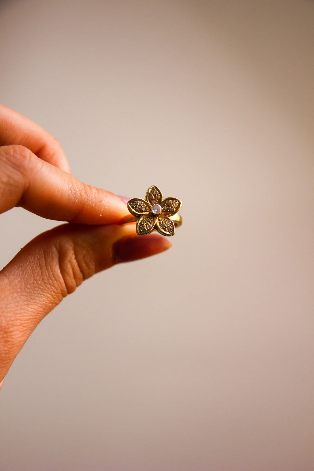 Anel Orquídea | Ouro 18k