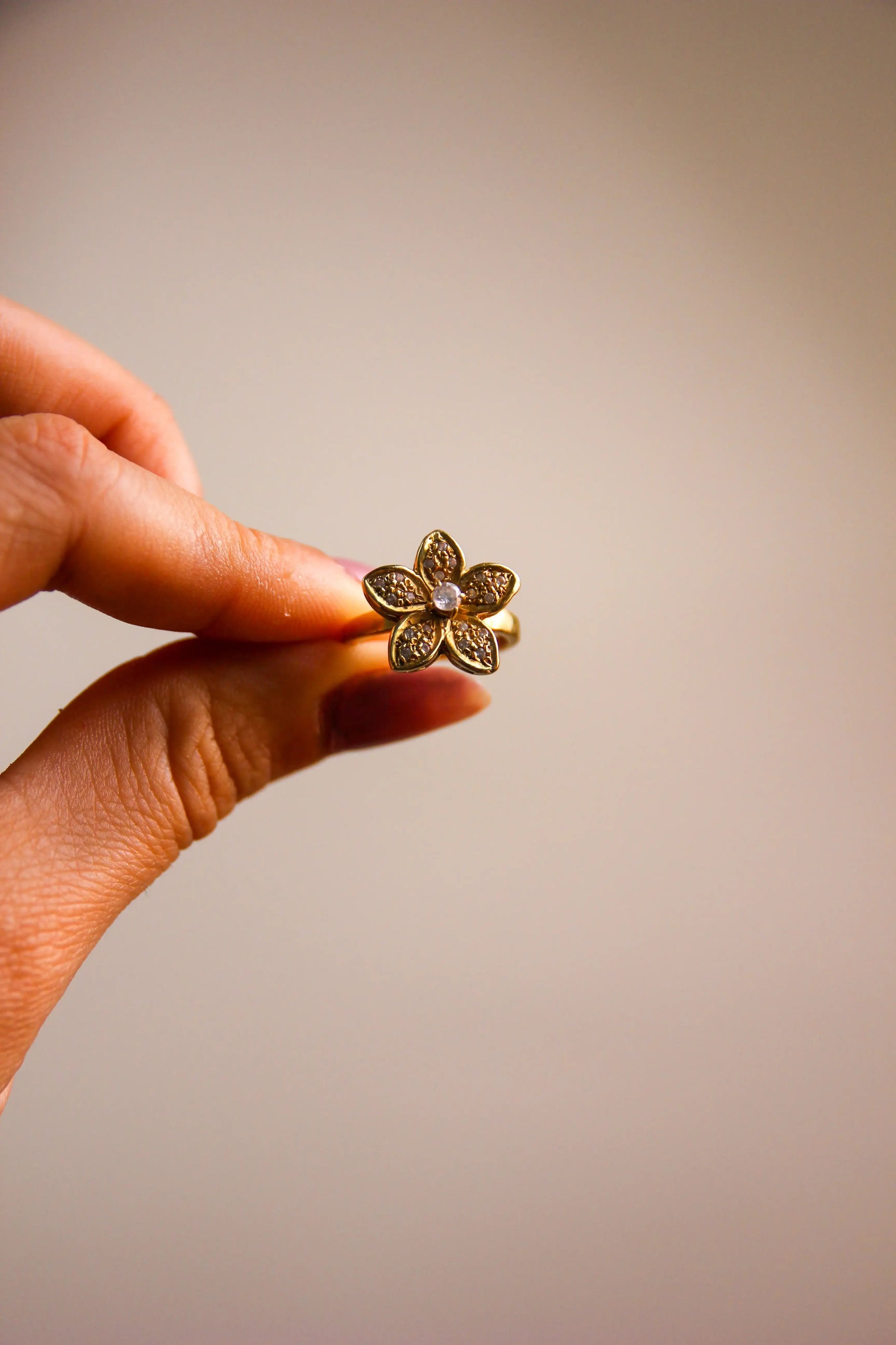 Anel Orquídea | Ouro 18k