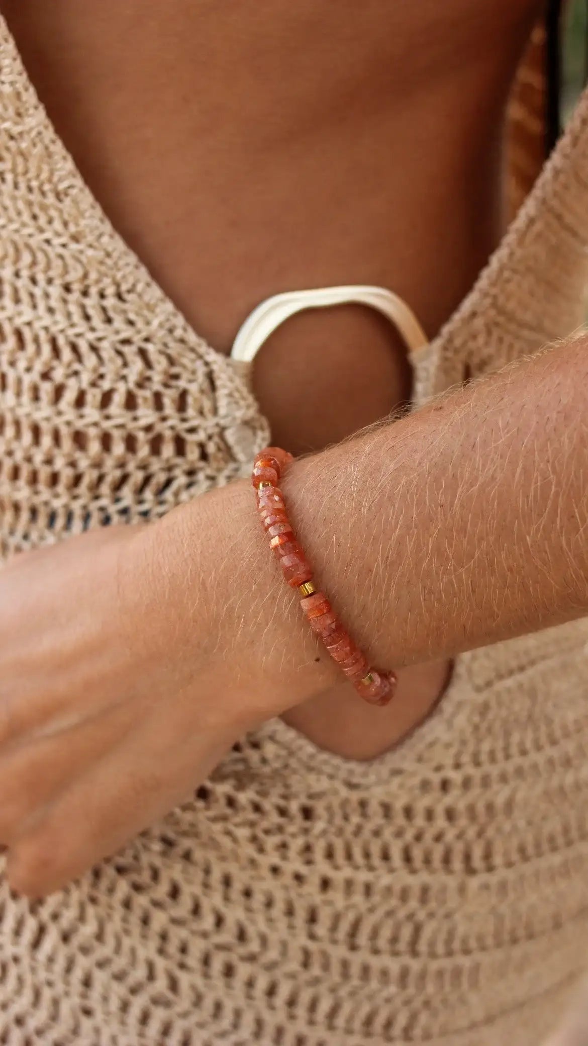 Pulseira Pedra do Sol | ouro 18k