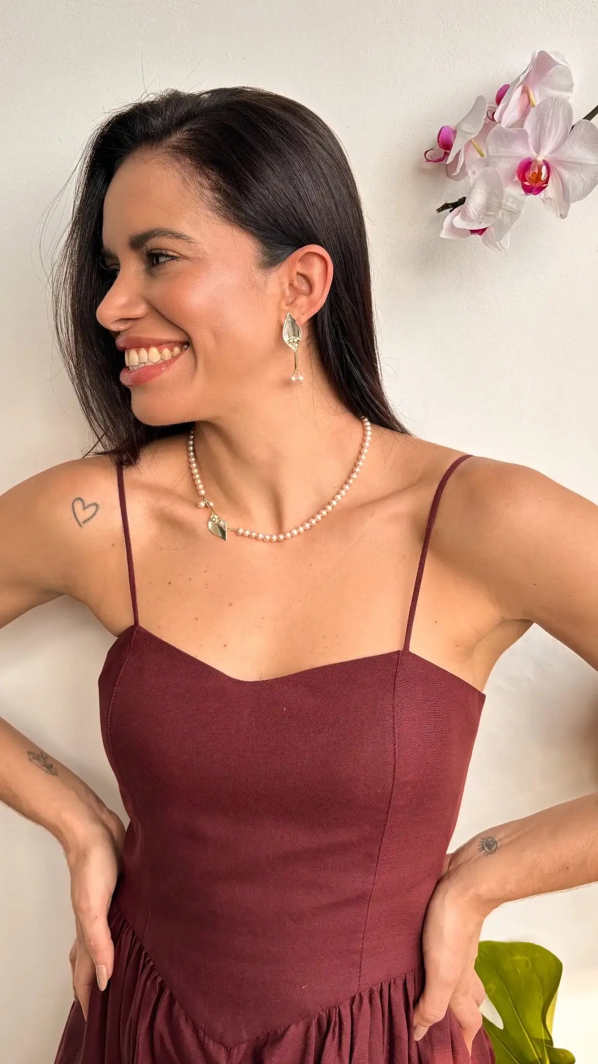 Brinco Calla Lily | Linha Prata