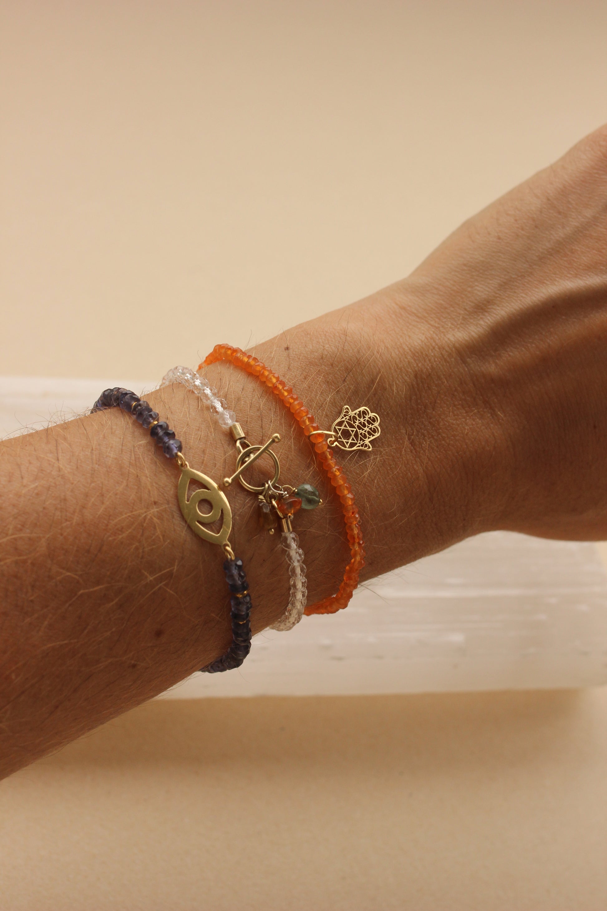 Pulseira Cornalina | Ouro 18k