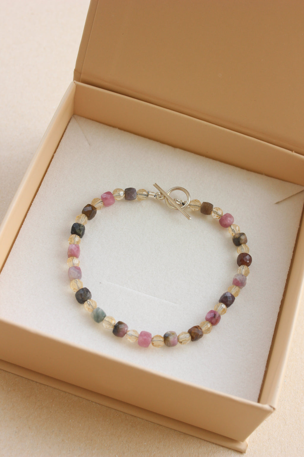 Pulseira Turmalina & Citrinos | Prata 950