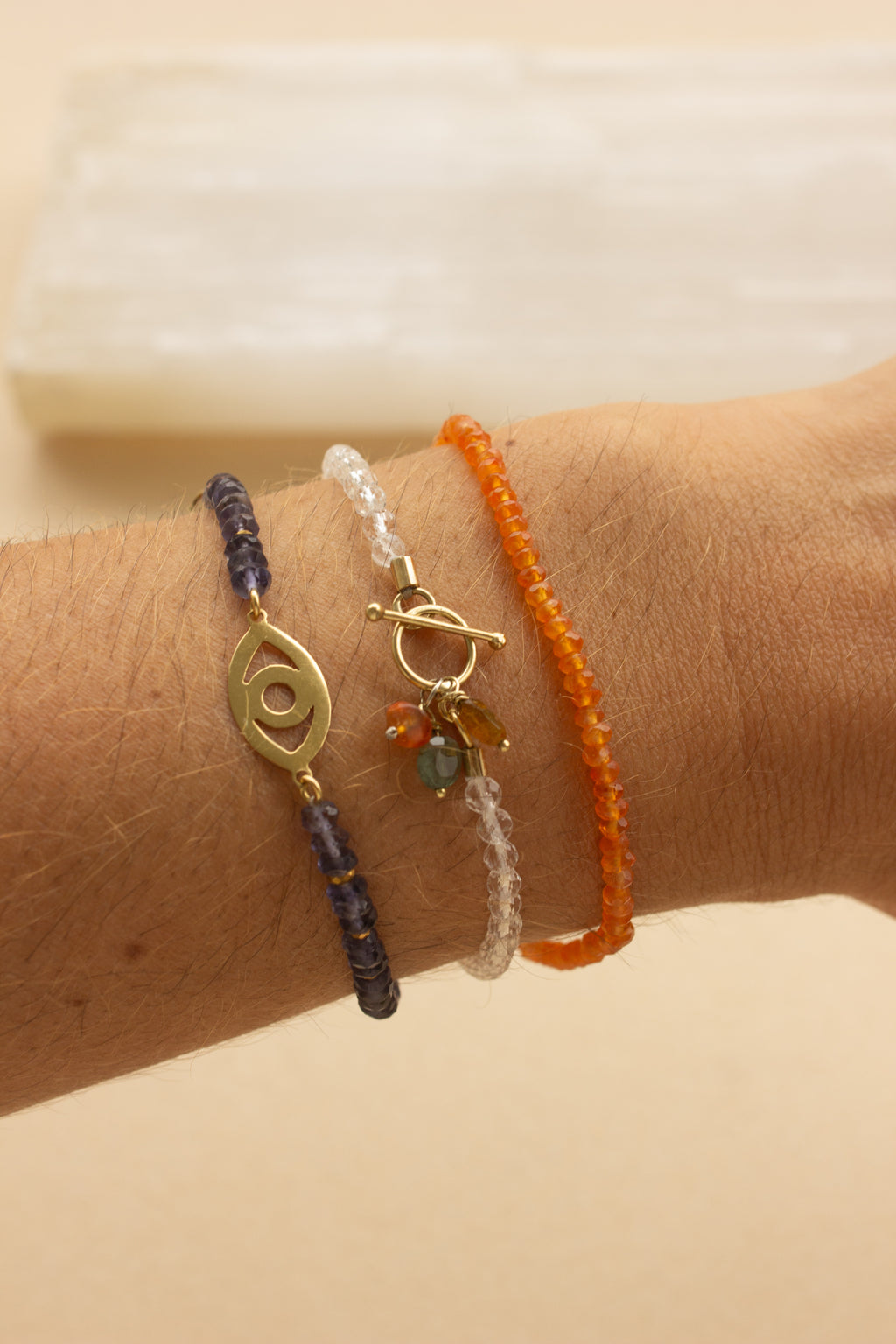 Pulseira Quartzo | Ouro 18k