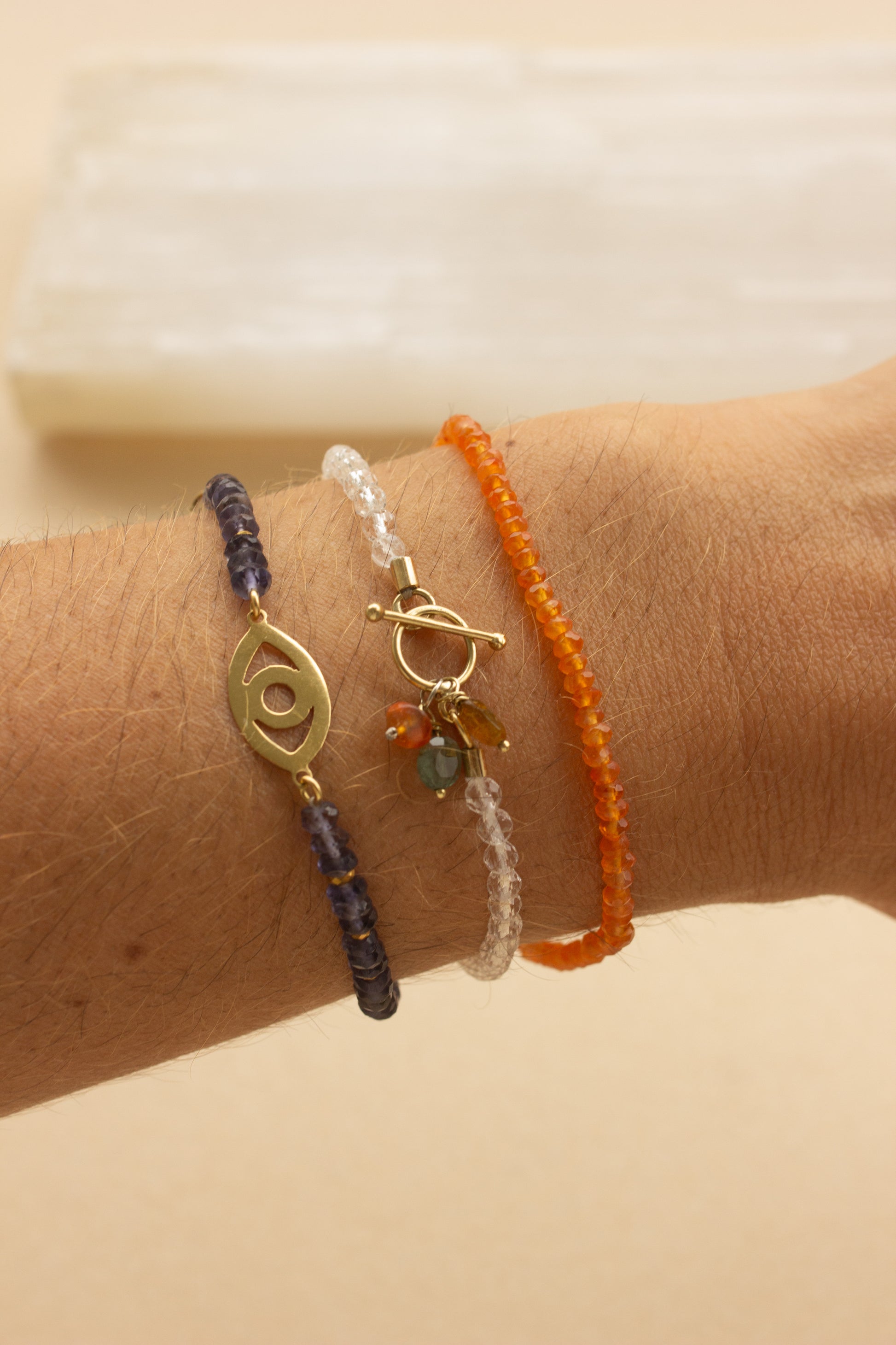 Pulseira Quartzo | Ouro 18k