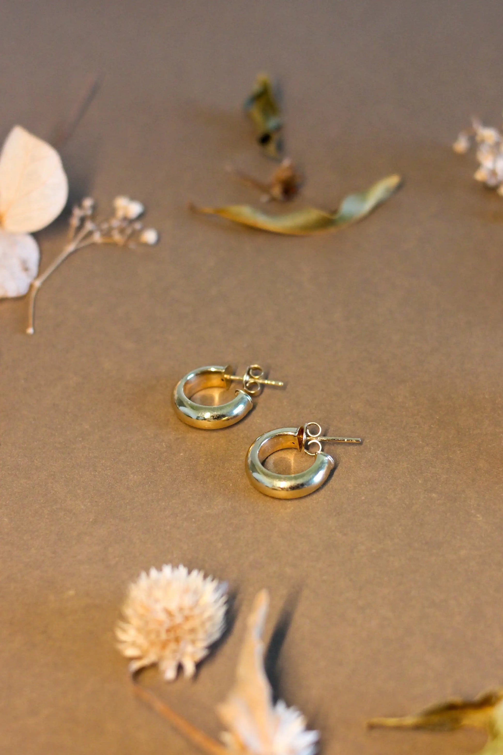 Argola Abaloada | Ouro 18k