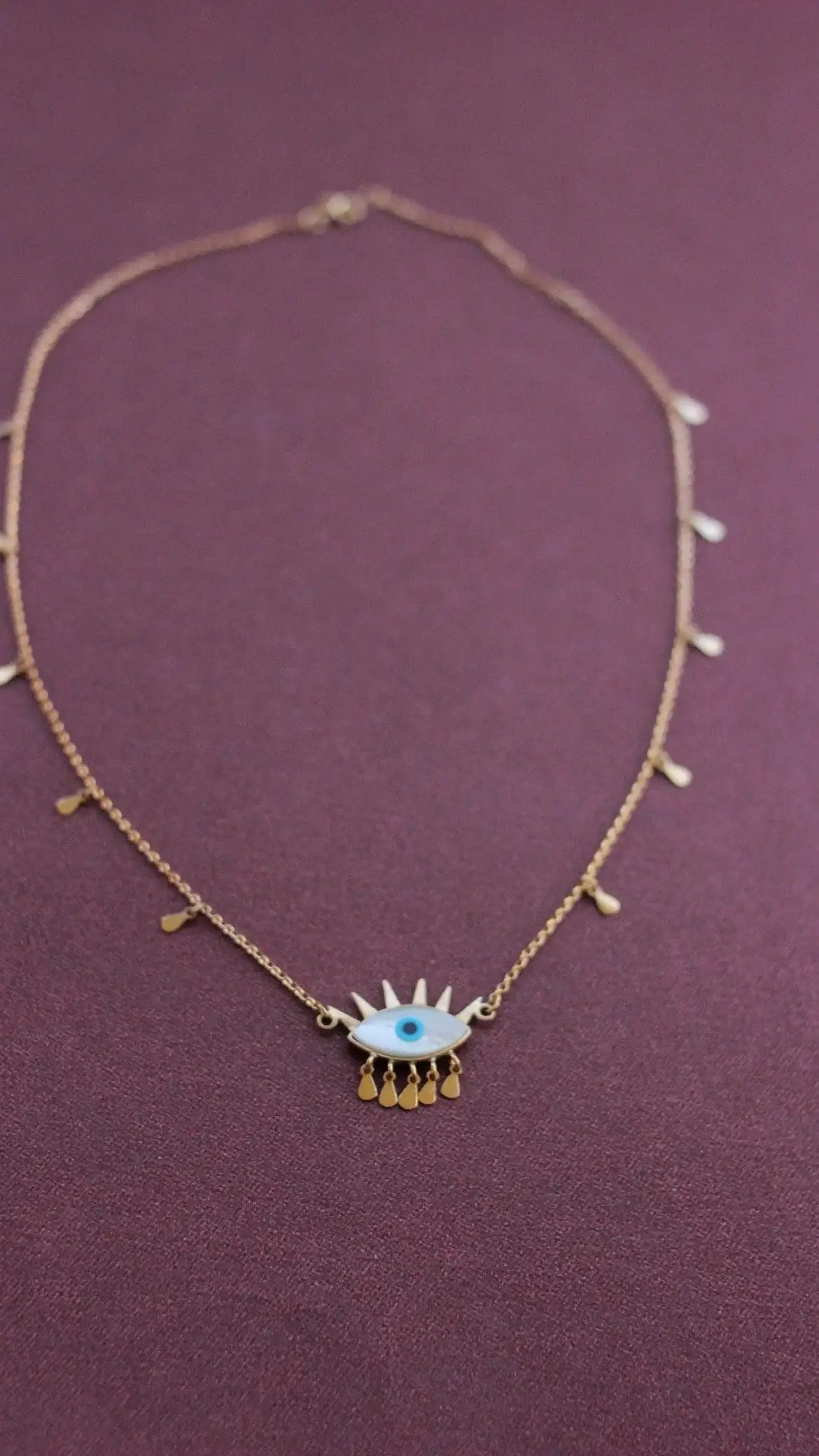 Colar Olho Grego | Ouro 18k