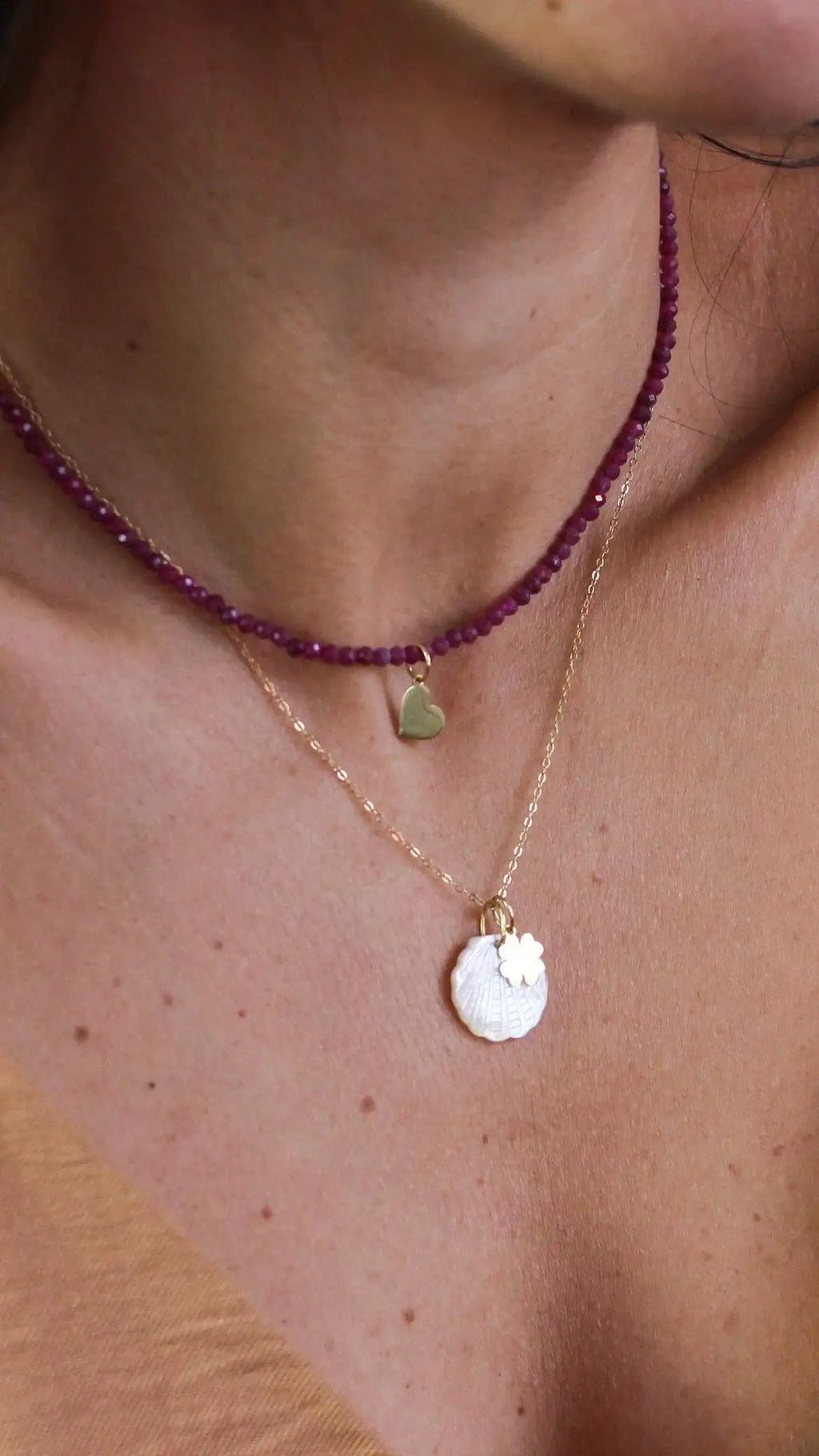 Colar Ana em Rubi 18k