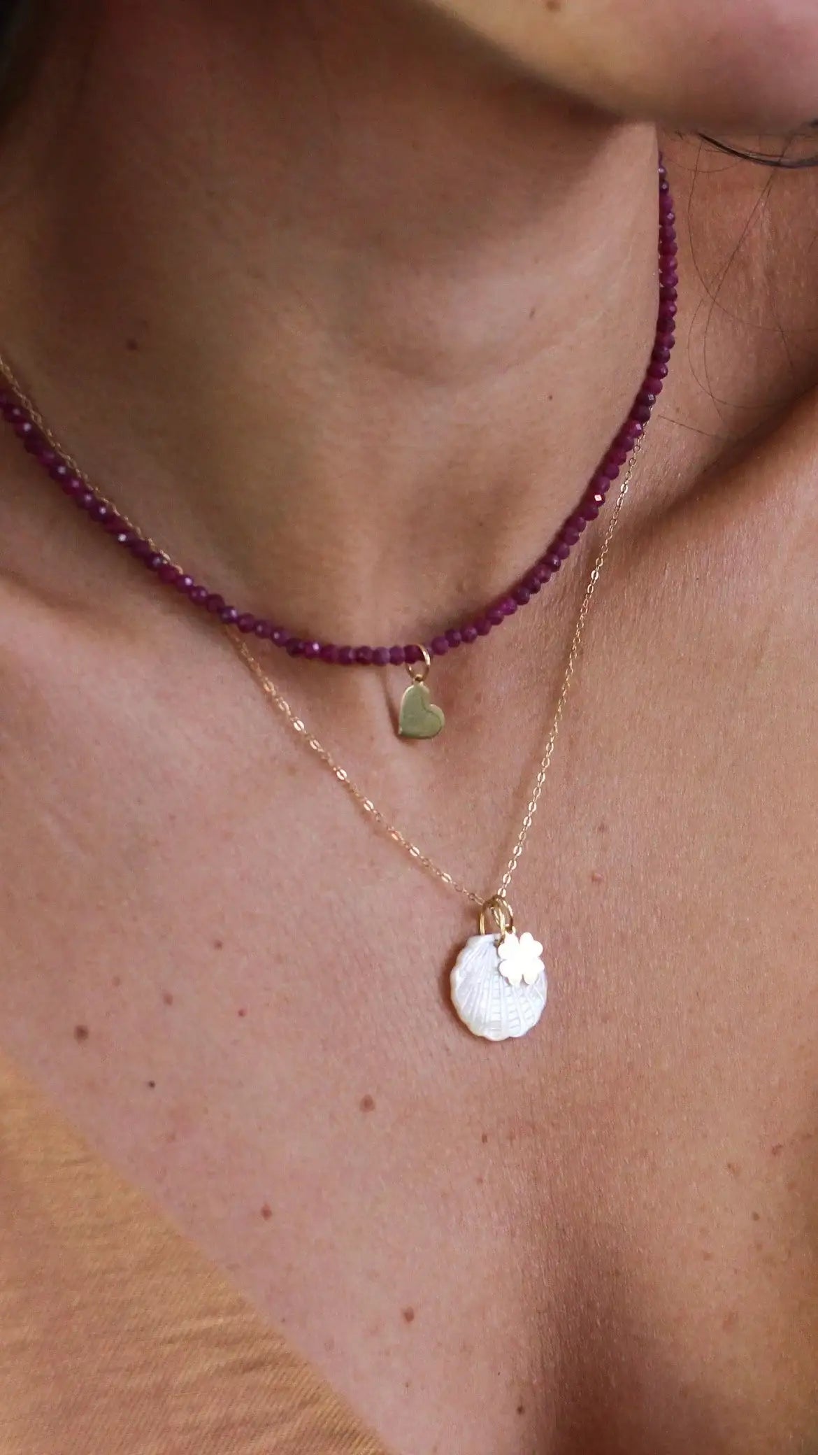 Colar Ana em Rubi 18k
