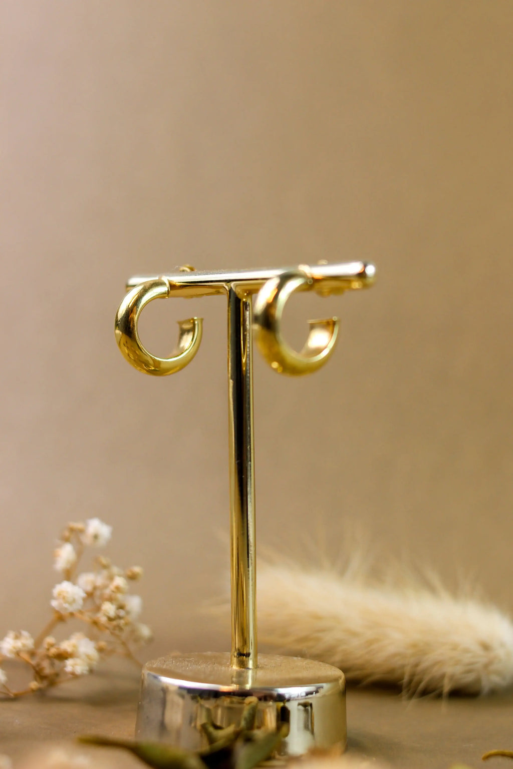 Argola Abaloada | Ouro 18k
