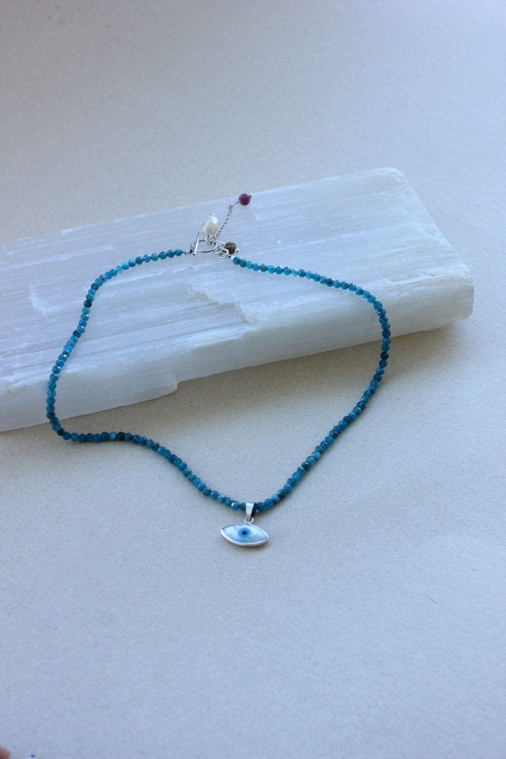Choker Olho grego | Prata 950