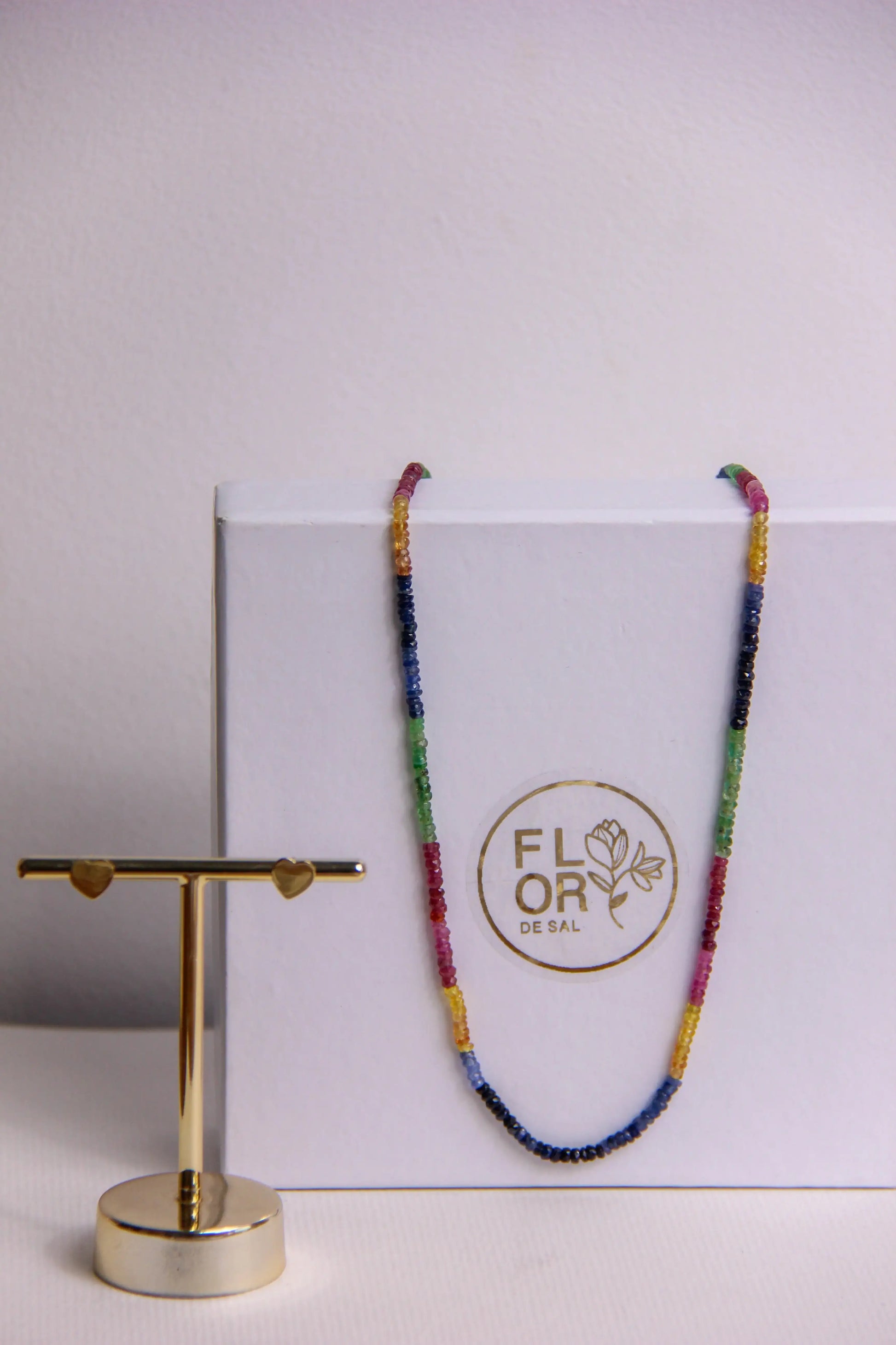 Colar Rainbow Power fecho em ouro 18k