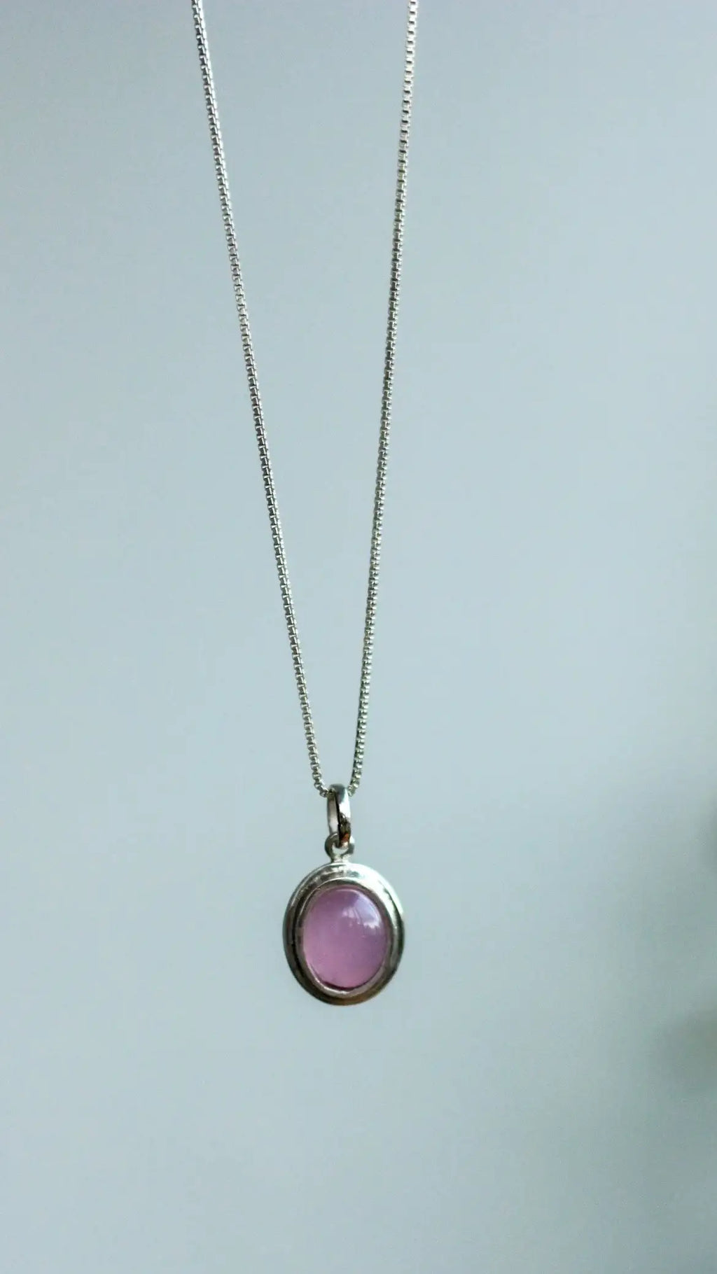 Pingente Quartzo Rosa | Linha Prata