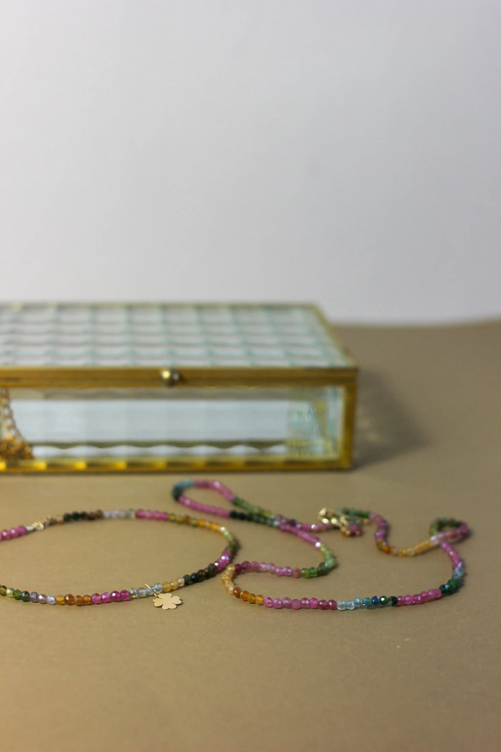 Tornozeleira Turmalina | Linha Ouro 18k