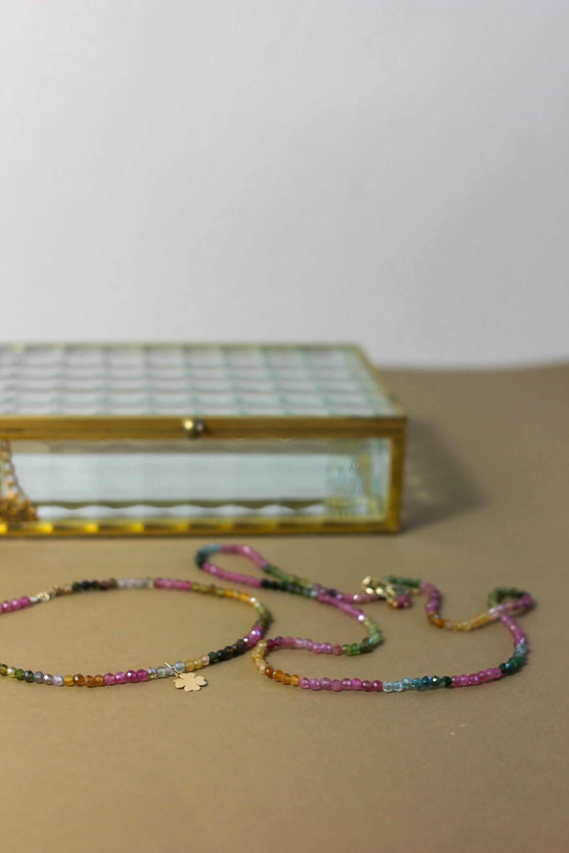 Tornozeleira Turmalina | Linha Ouro 18k