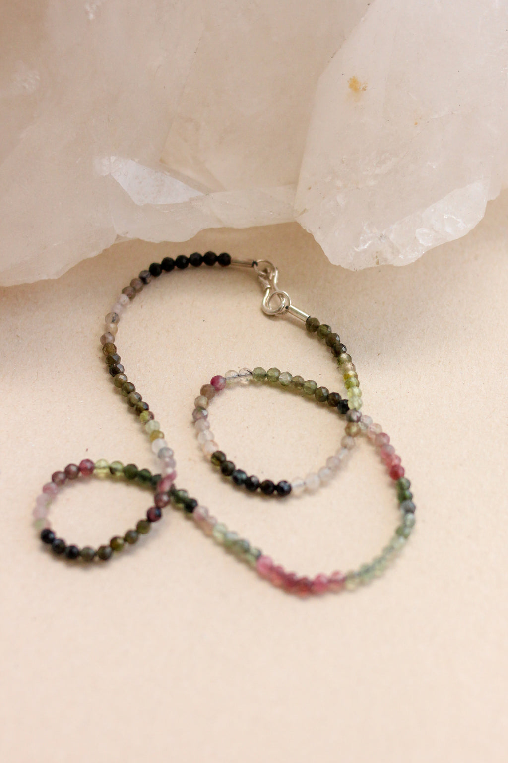 Colar Cleo | Turmalinas | Linha Prata