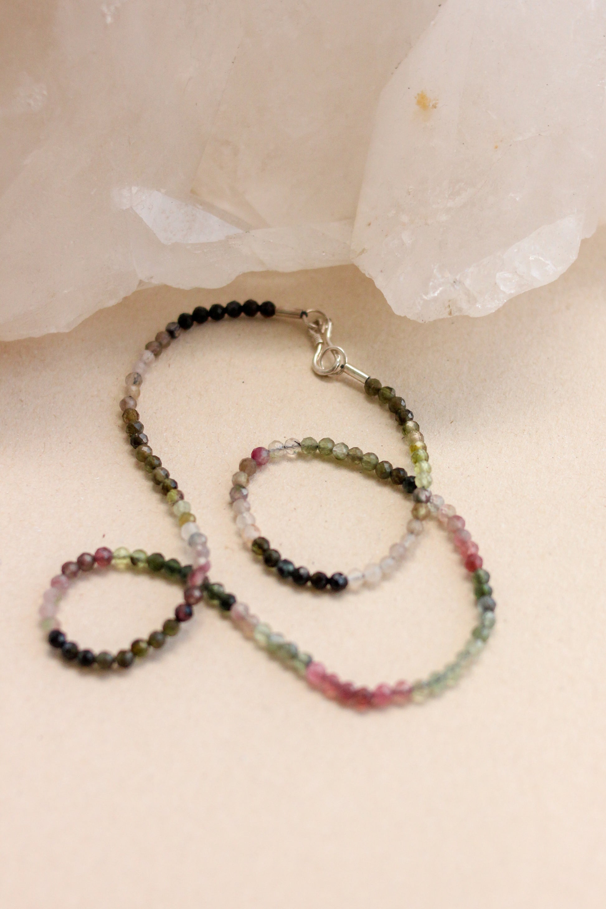 Colar Cleo | Turmalinas | Linha Prata