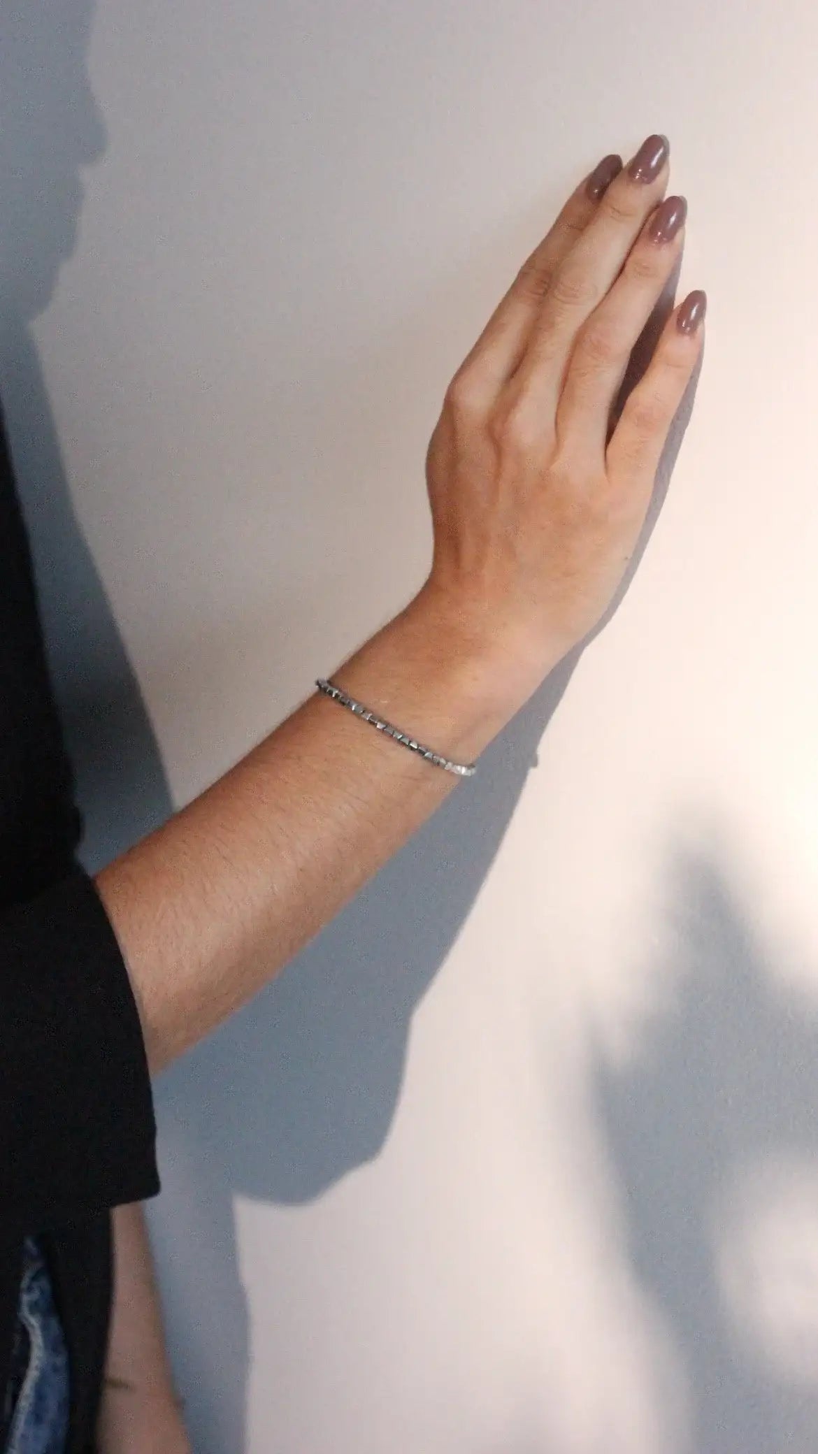 Pulseira Escudo de Proteção em Hematitas