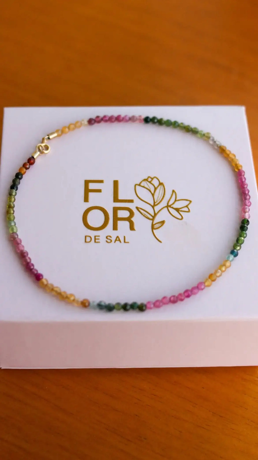 Tornozeleira Turmalina | Linha Ouro 18k